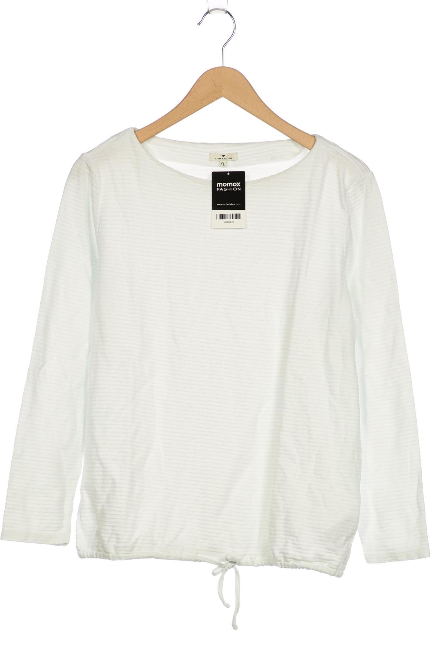 

Tom Tailor Damen Langarmshirt, weiß, Gr. 44