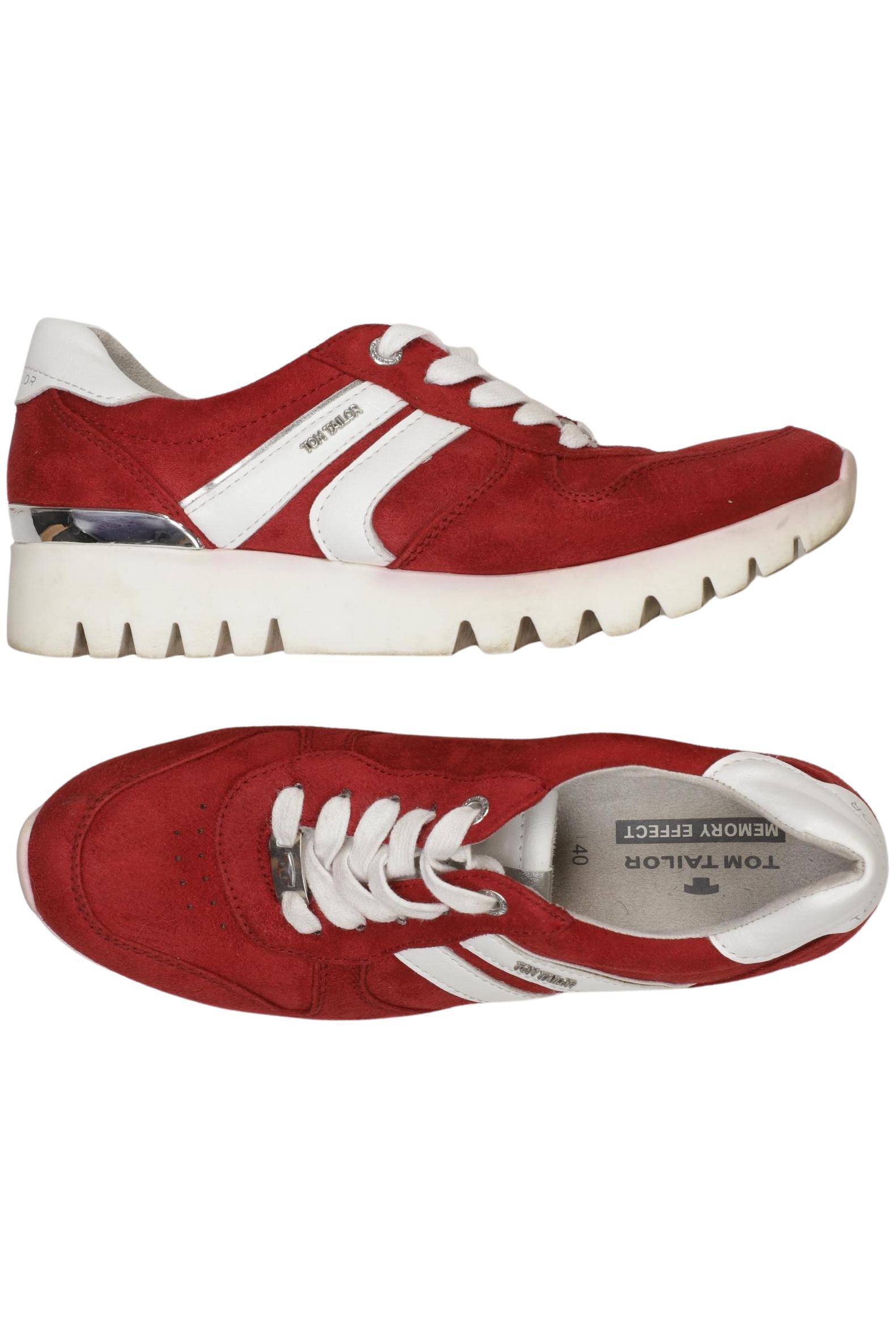 

Tom Tailor Damen Sneakers, rot, Gr. 40