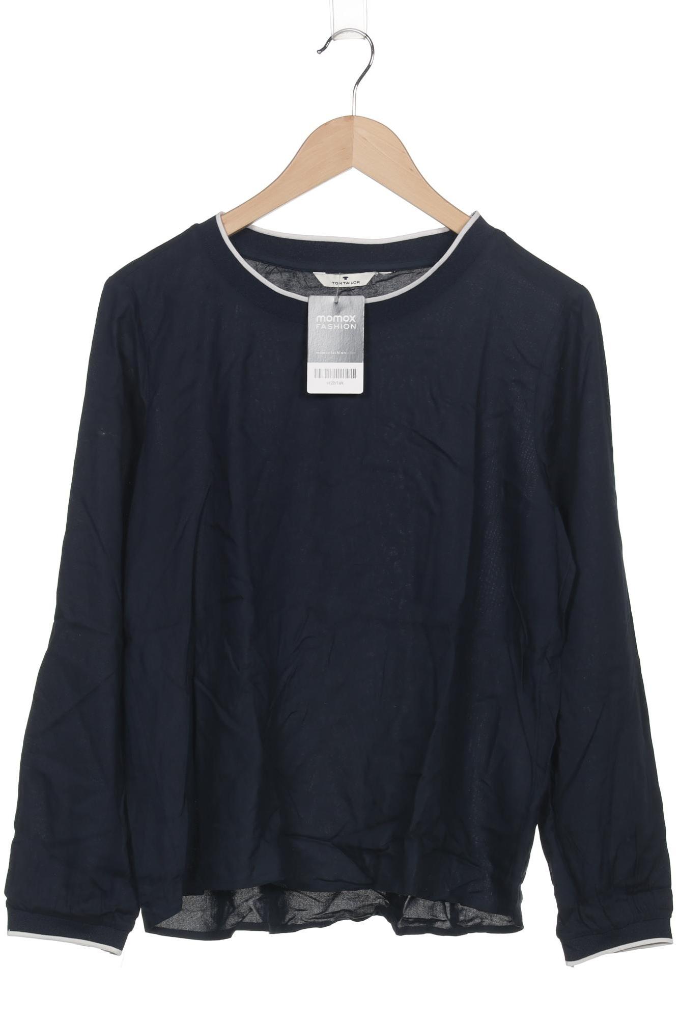 

Tom Tailor Damen Langarmshirt, marineblau, Gr. 40