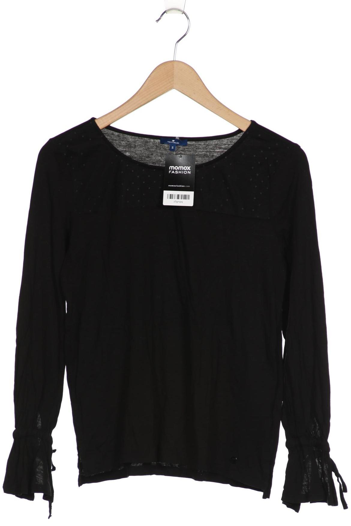 

Tom Tailor Damen Langarmshirt, schwarz