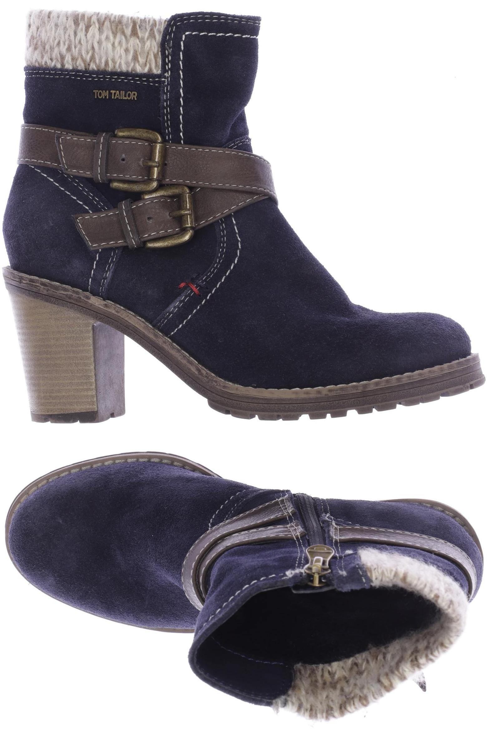 

Tom Tailor Damen Stiefelette, marineblau