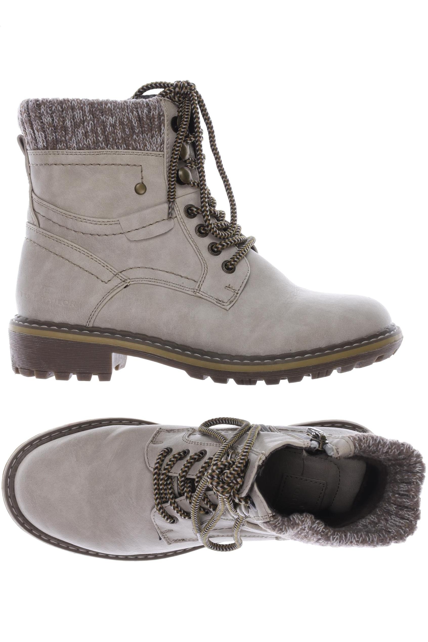 

Tom Tailor Damen Stiefelette, cremeweiß, Gr. 38