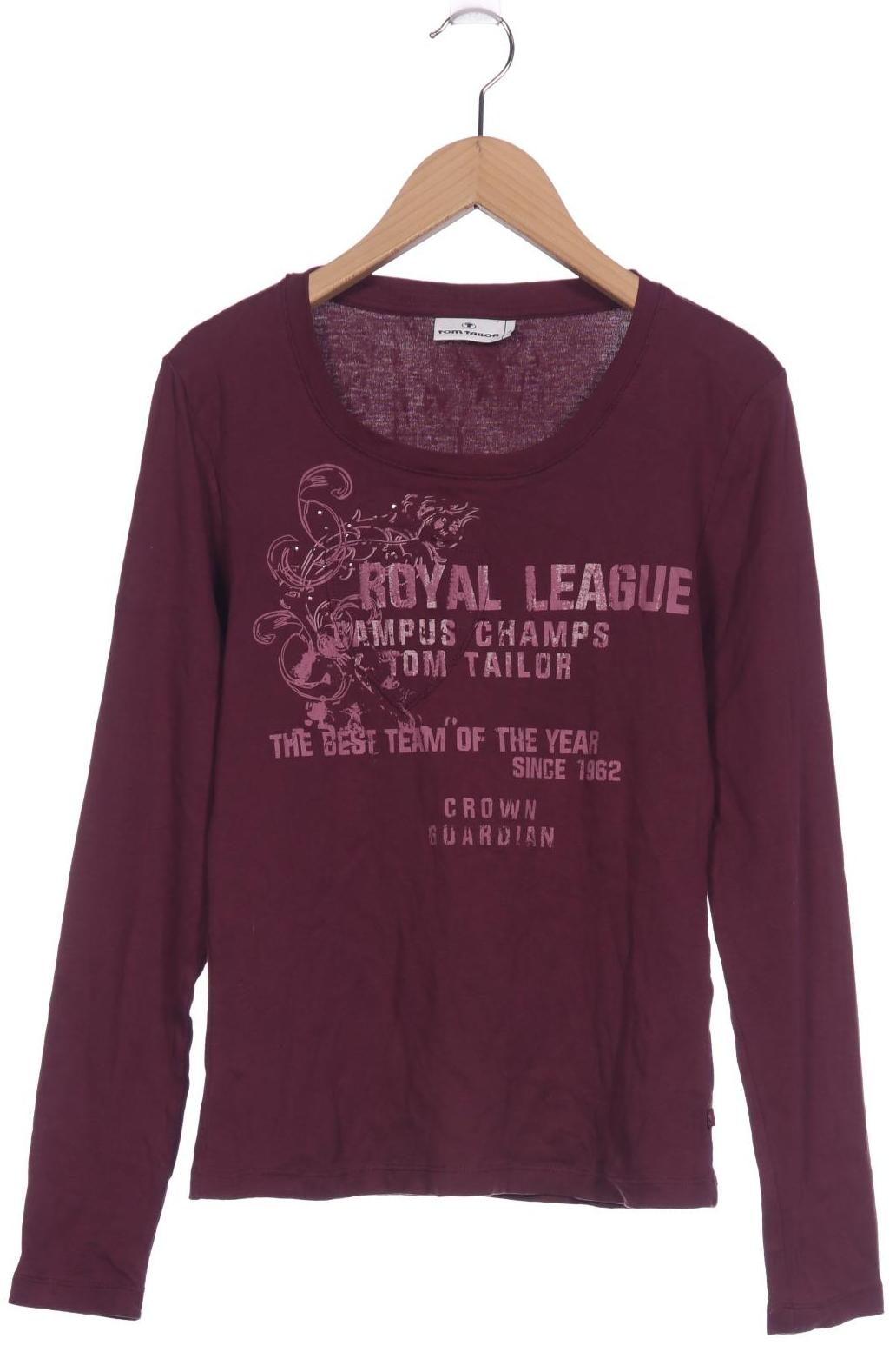 

Tom Tailor Damen Langarmshirt, bordeaux, Gr. 42