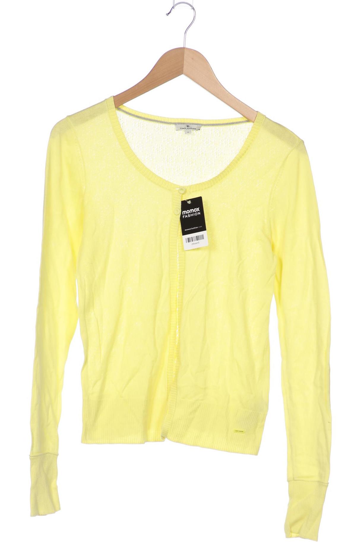 

Tom Tailor Damen Strickjacke, gelb, Gr. 38