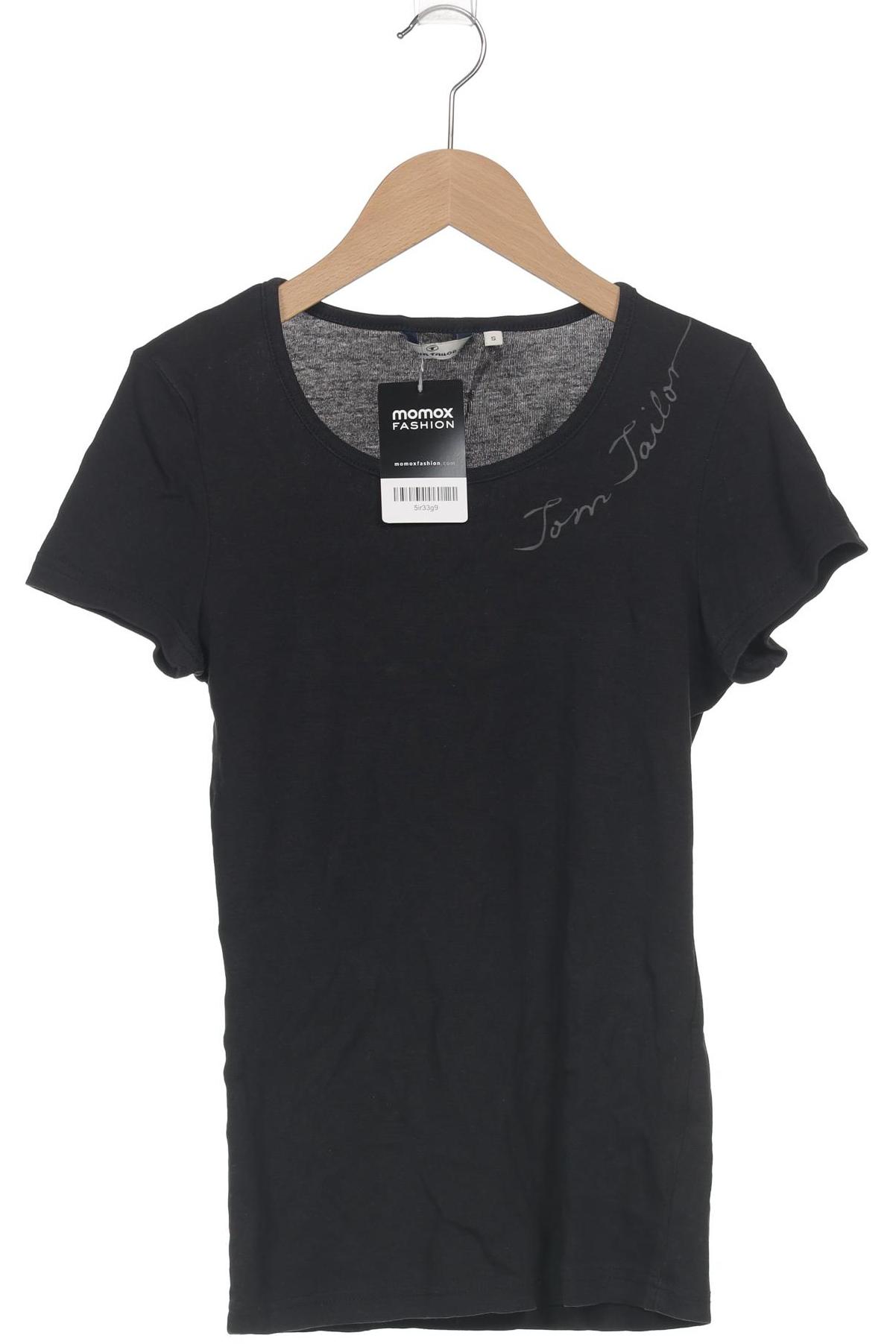 

Tom Tailor Damen T-Shirt, schwarz, Gr. 36