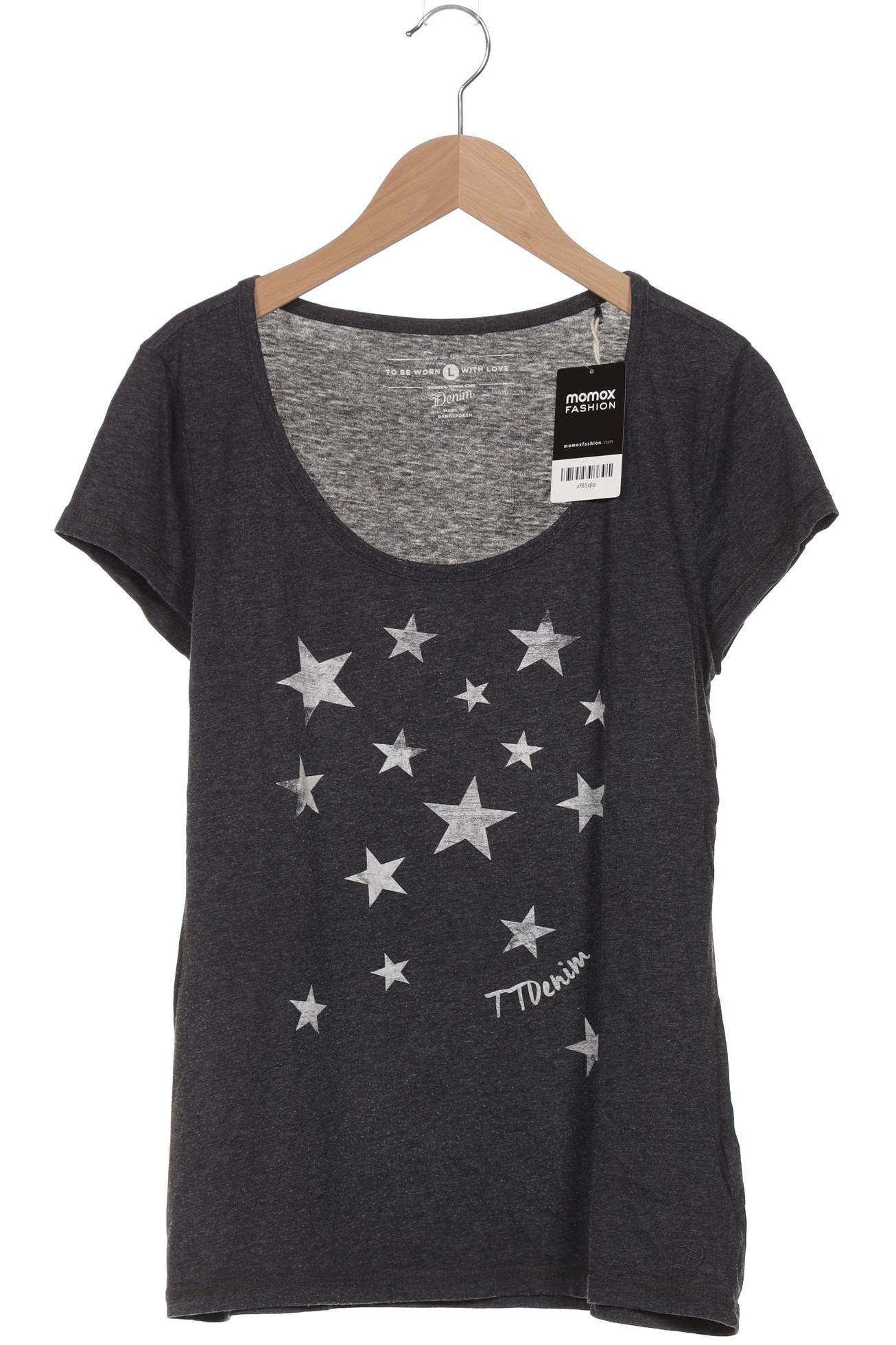 

Tom Tailor Damen T-Shirt, grau, Gr. 42