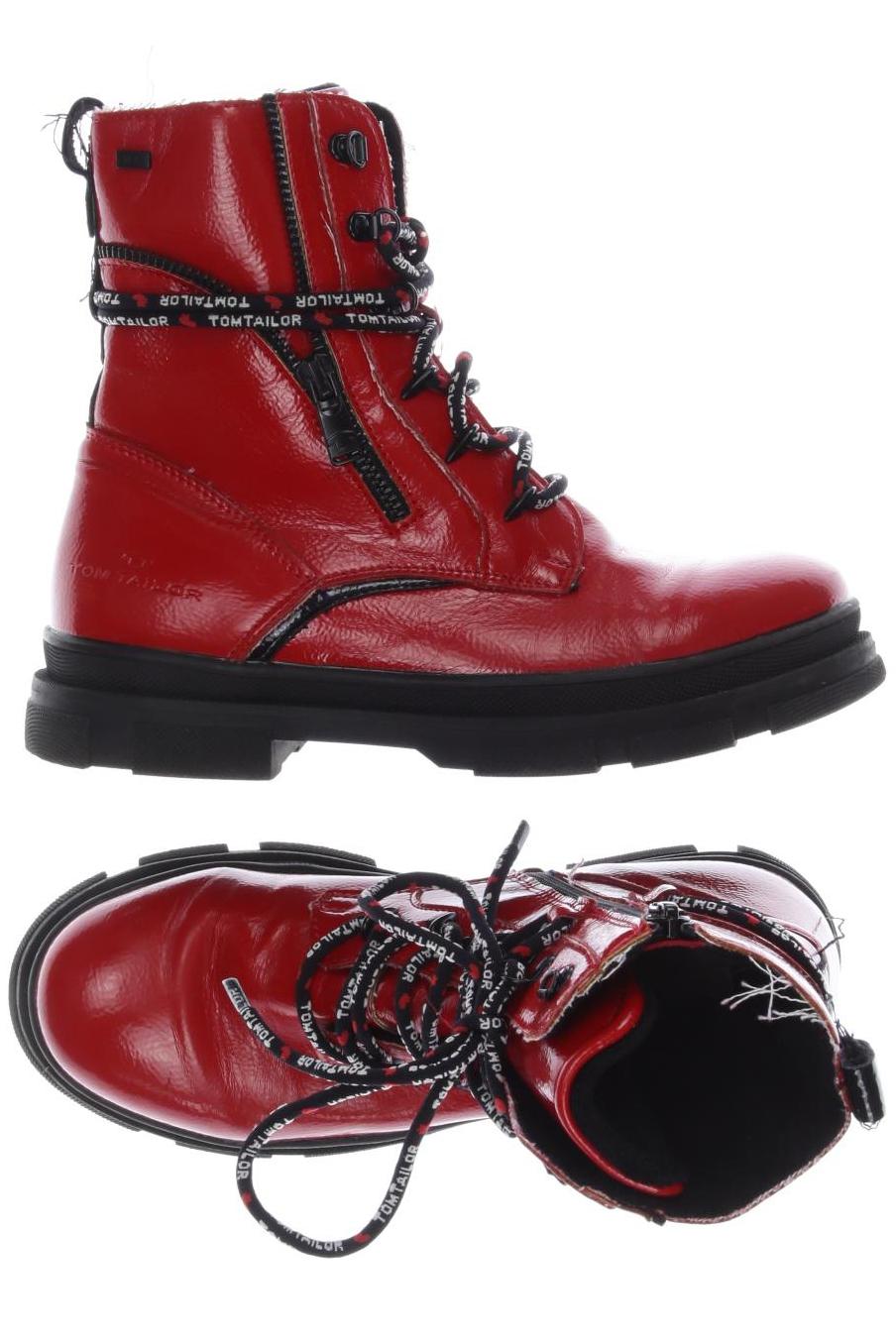

Tom Tailor Damen Stiefelette, rot, Gr. 36