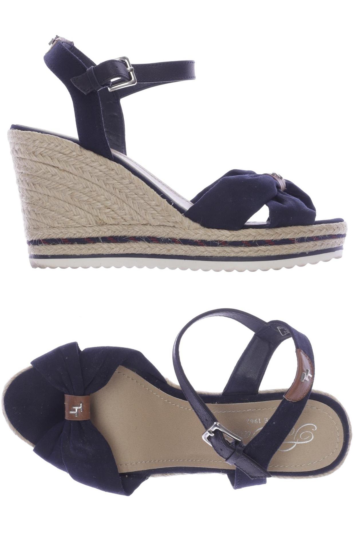 

Tom Tailor Damen Sandale, marineblau