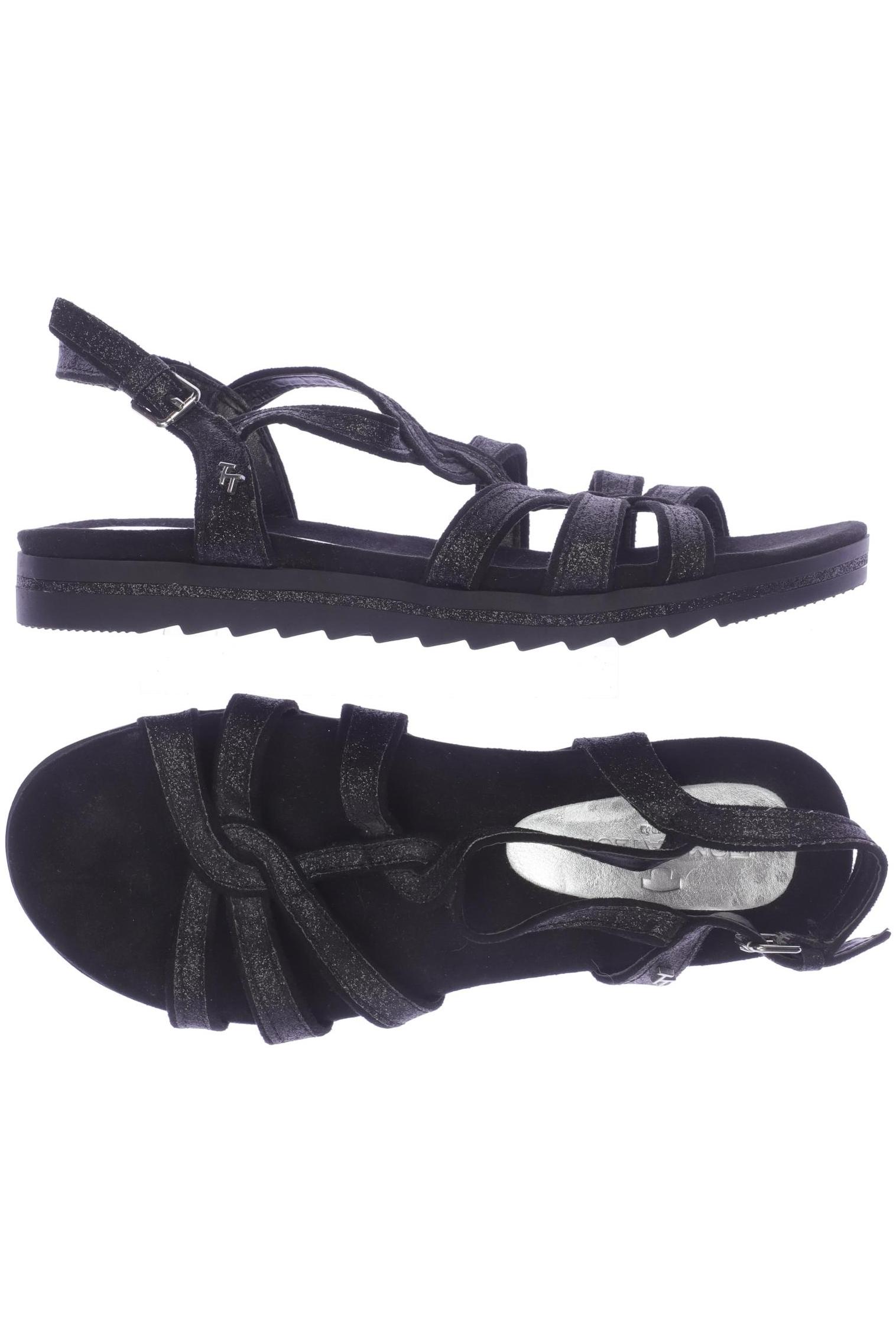 

Tom Tailor Damen Sandale, schwarz, Gr. 39