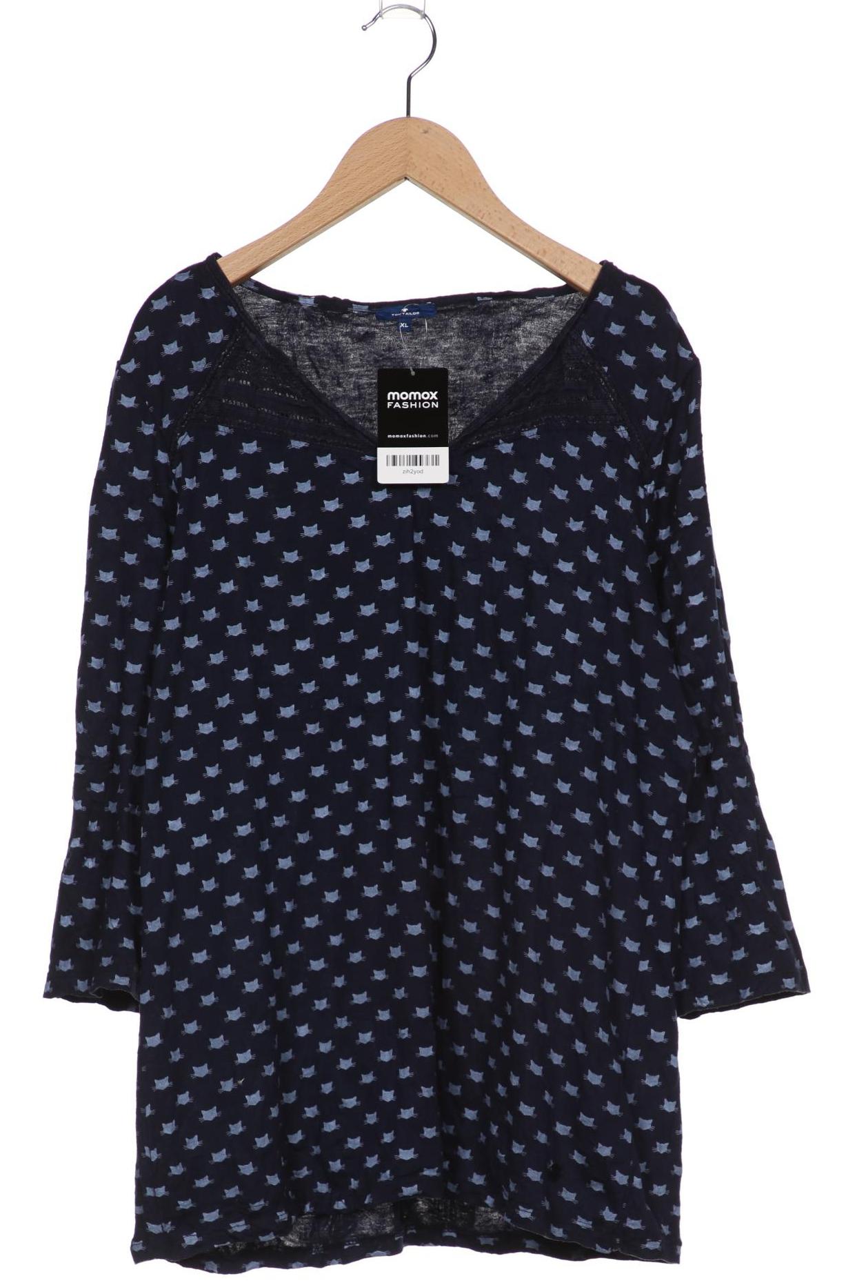 

Tom Tailor Damen Langarmshirt, marineblau