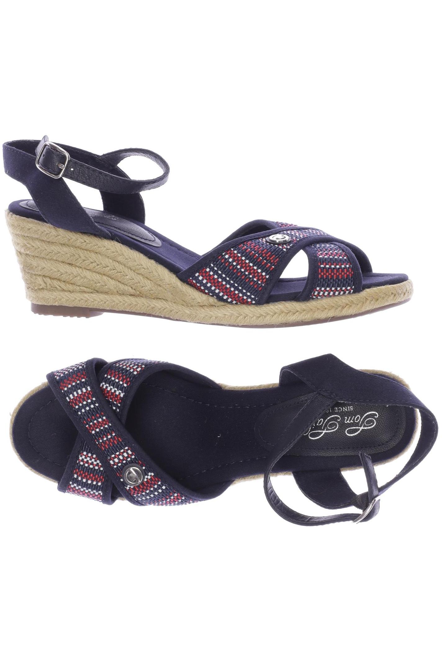 

Tom Tailor Damen Sandale, marineblau