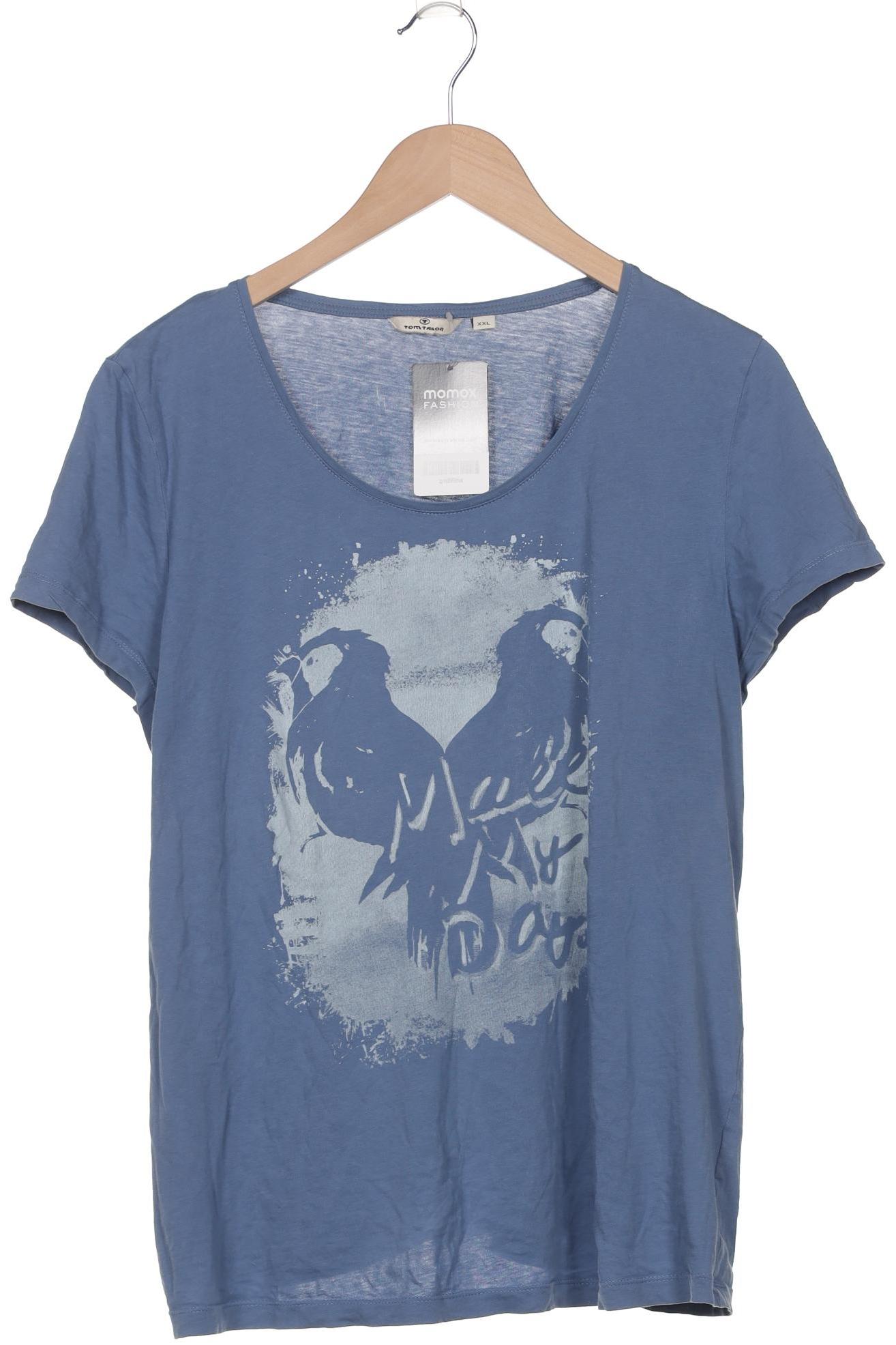 

Tom Tailor Damen T-Shirt, blau, Gr. 46