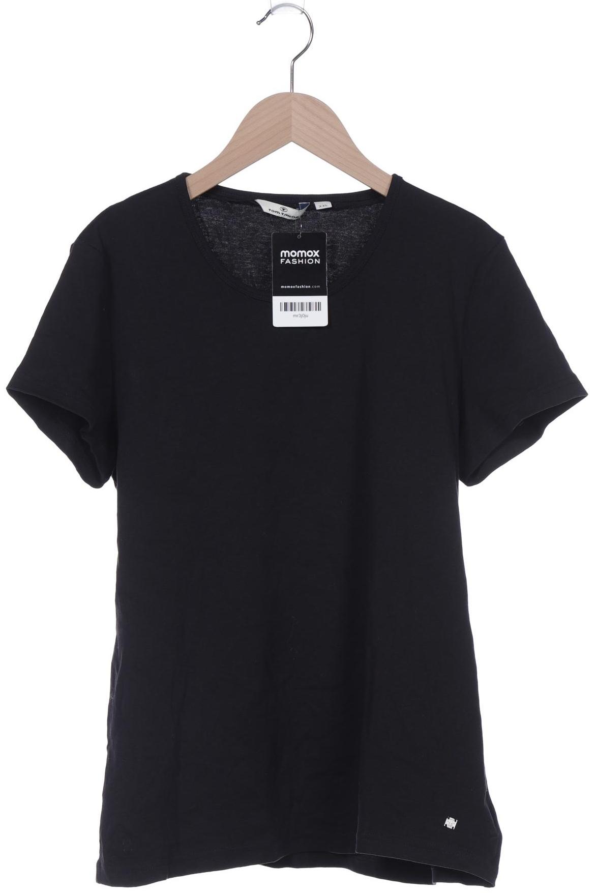 

Tom Tailor Damen T-Shirt, schwarz, Gr. 46