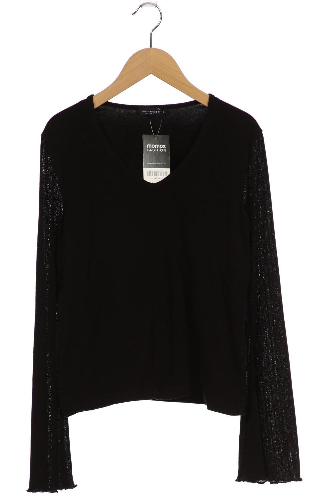 

Tom Tailor Damen Langarmshirt, schwarz, Gr. 42
