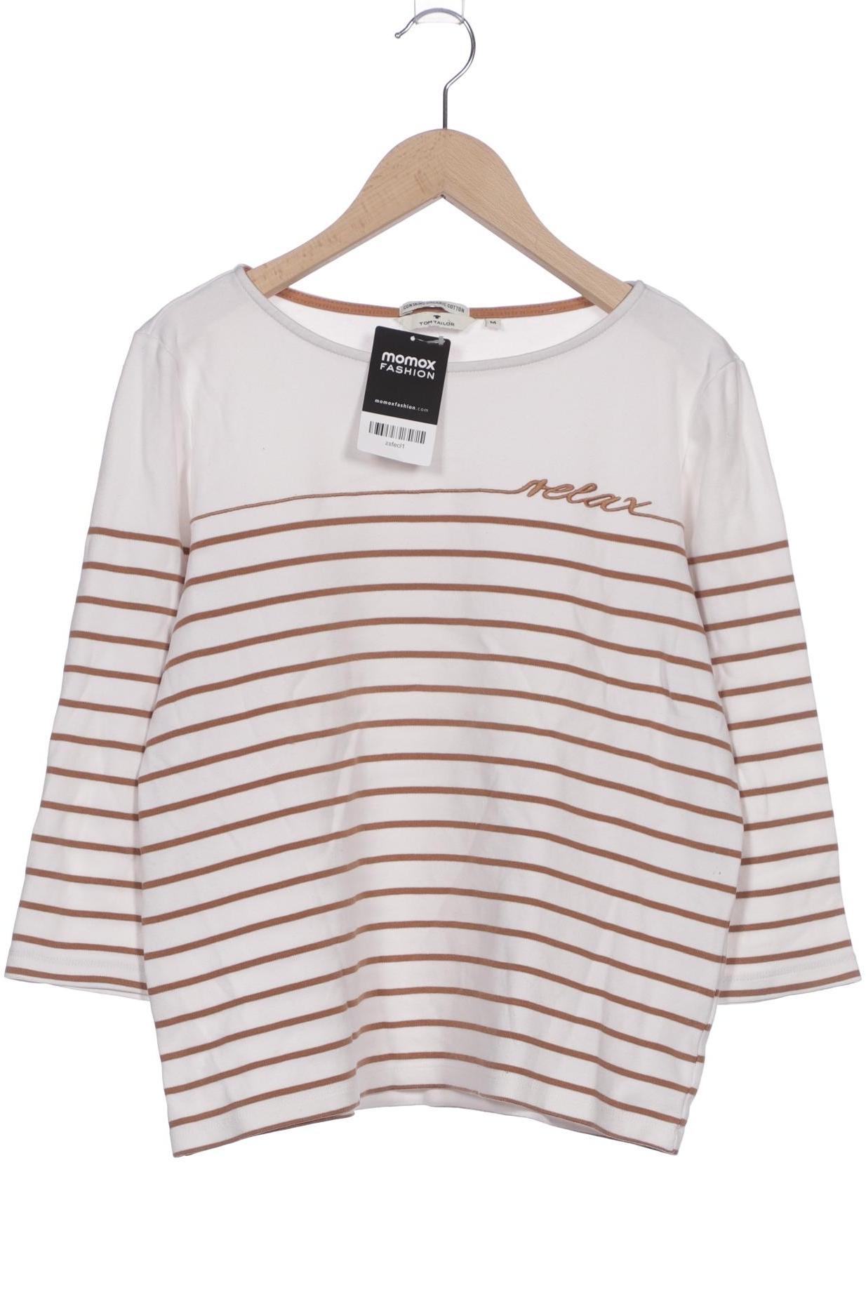 

Tom Tailor Damen Langarmshirt, cremeweiß, Gr. 38