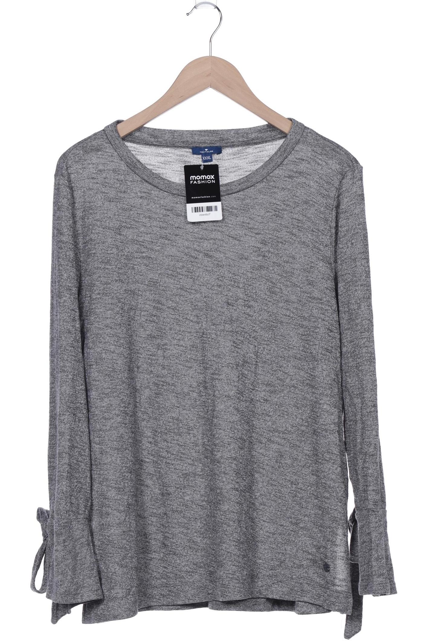 

Tom Tailor Damen Langarmshirt, grau, Gr. 48