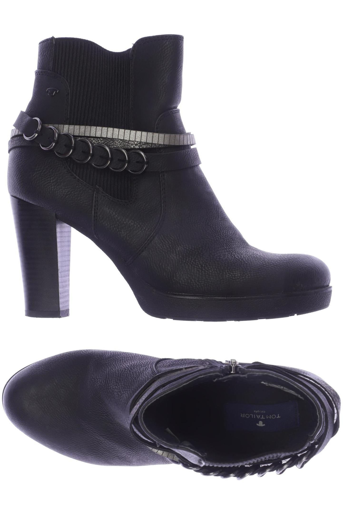 

Tom Tailor Damen Stiefelette, schwarz