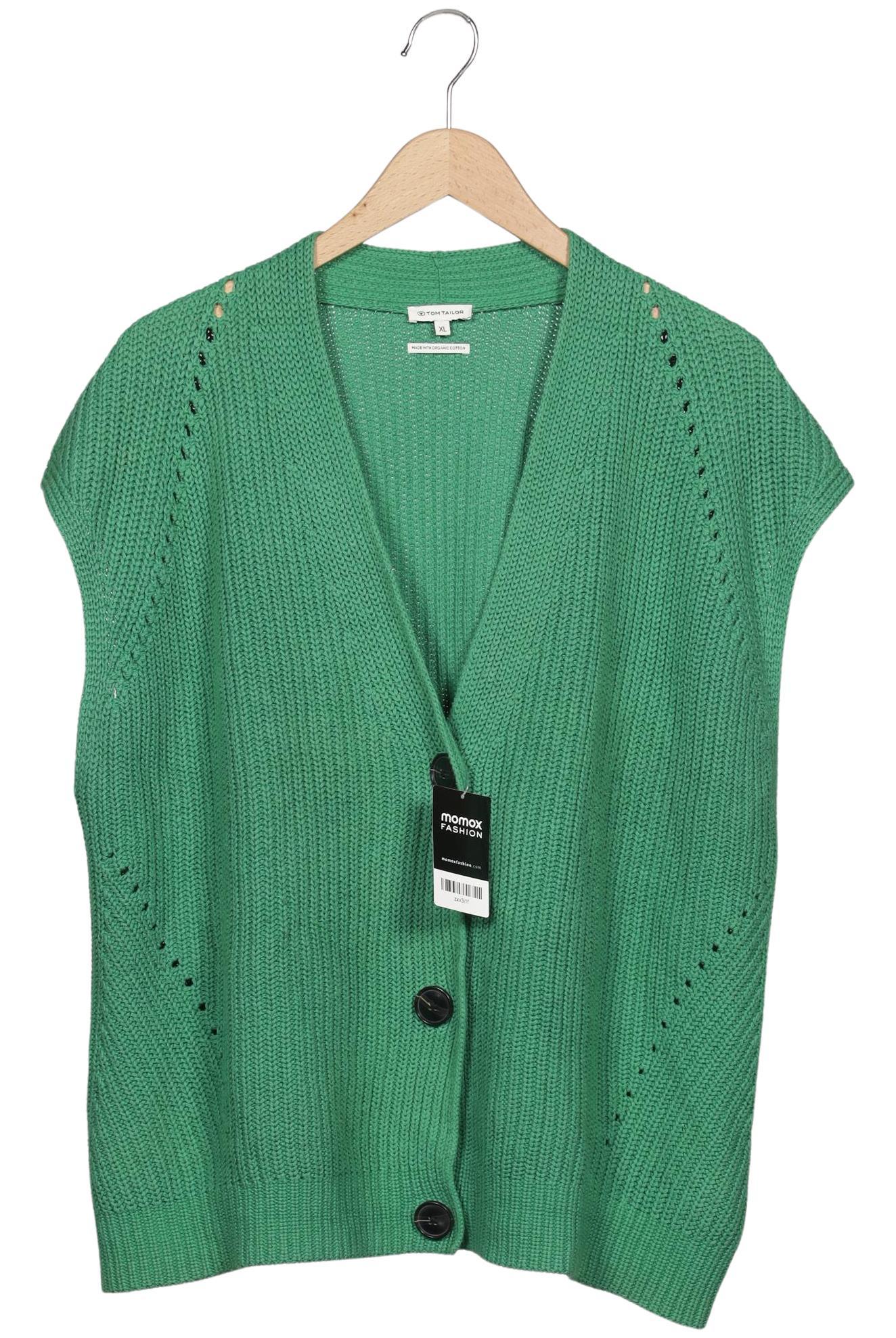 

Tom Tailor Damen Strickjacke, grün, Gr. 44