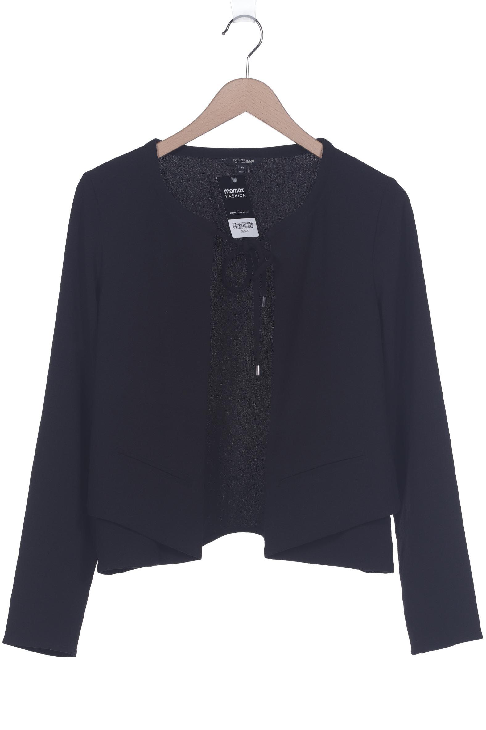 

Tom Tailor Damen Strickjacke, schwarz, Gr. 36
