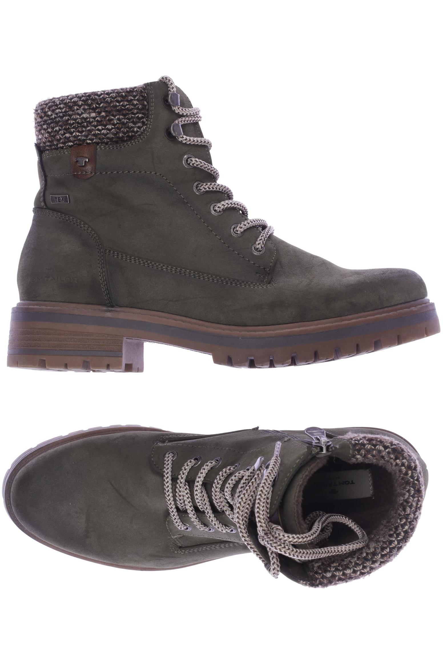 

Tom Tailor Damen Stiefelette, grün, Gr. 42