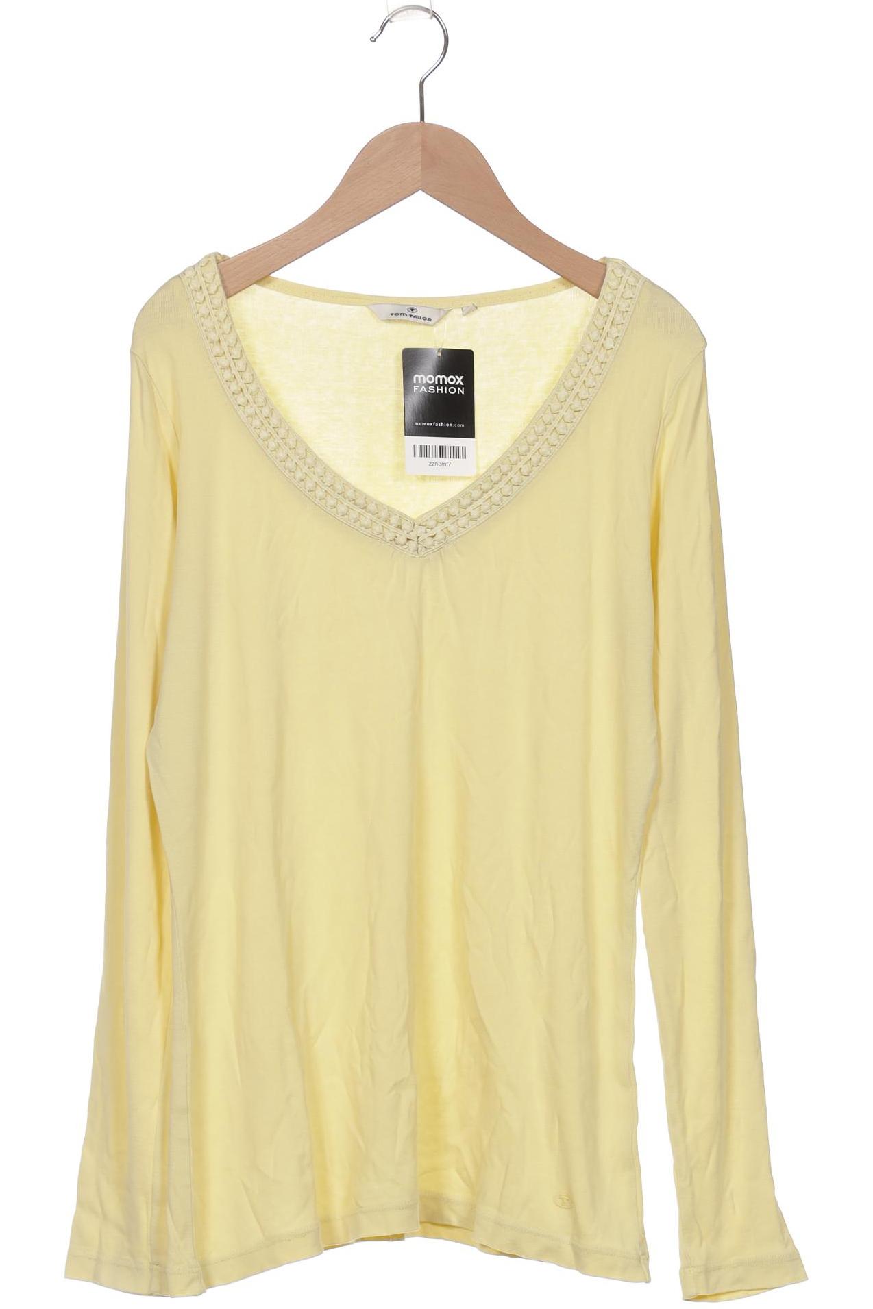 

Tom Tailor Damen Langarmshirt, gelb, Gr. 38