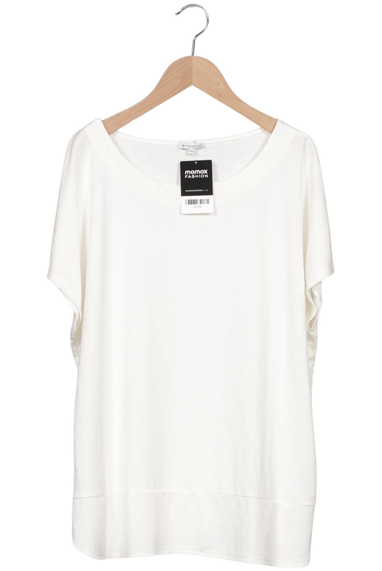 

Tom Tailor Damen T-Shirt, weiß, Gr. 46