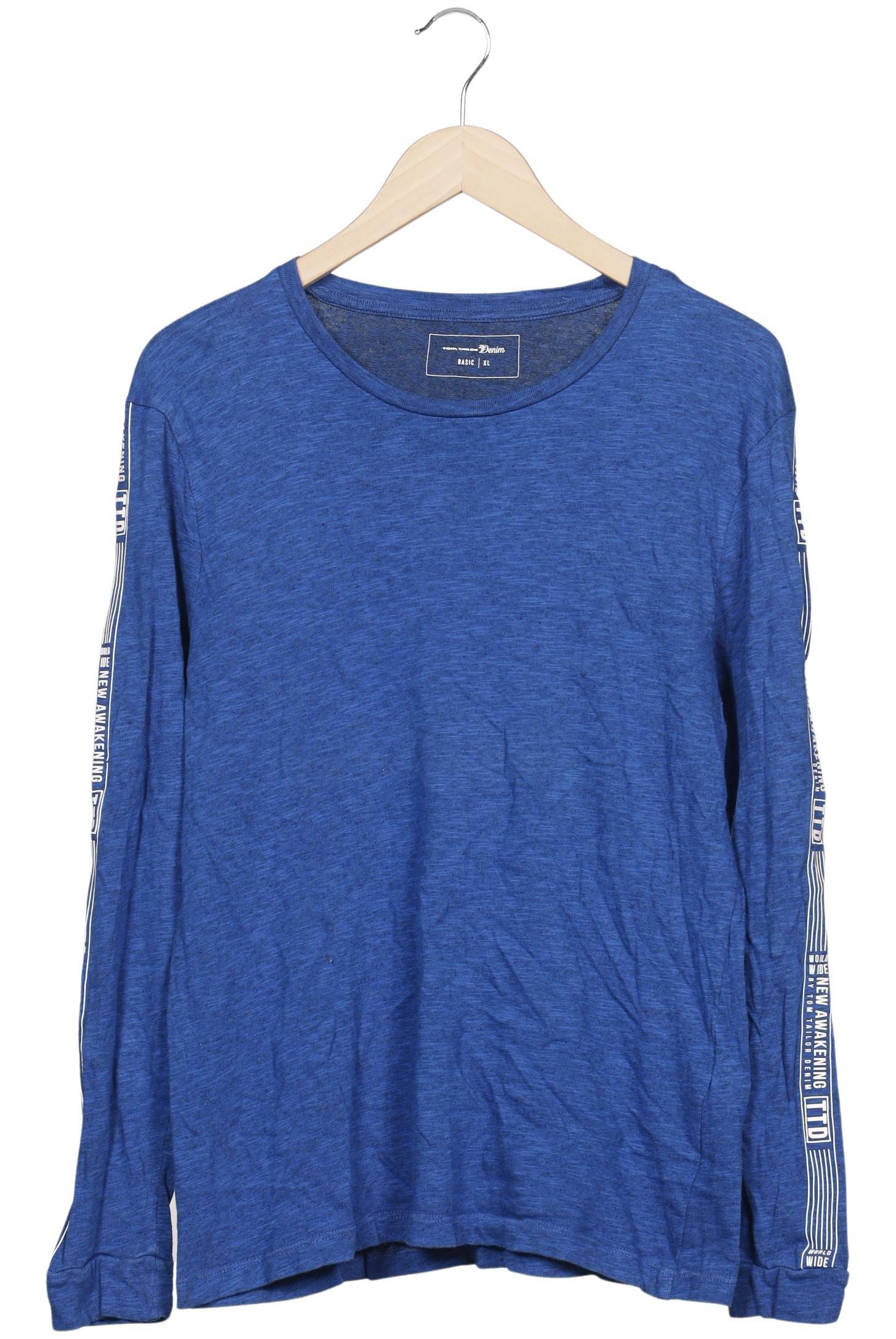 

TOM Tailor Denim Herren Langarmshirt, blau, Gr. 54