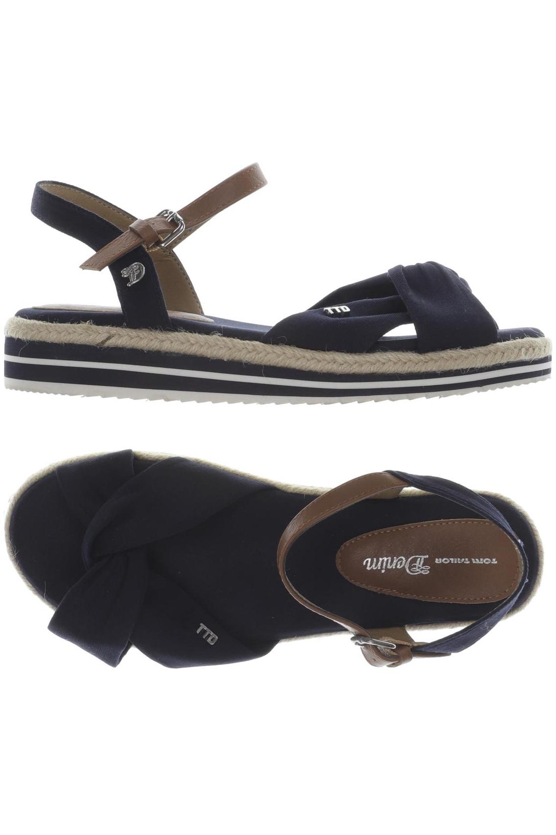 

TOM Tailor Denim Damen Sandale, marineblau, Gr. 39