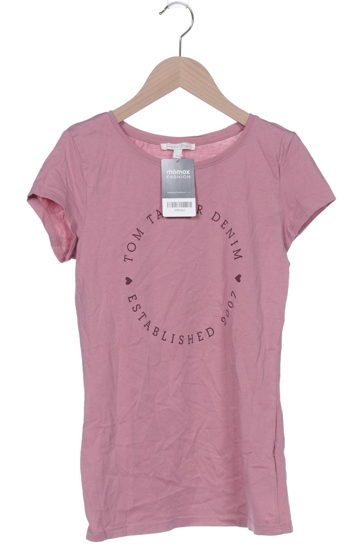 

TOM Tailor Denim Damen T-Shirt, pink, Gr. 34