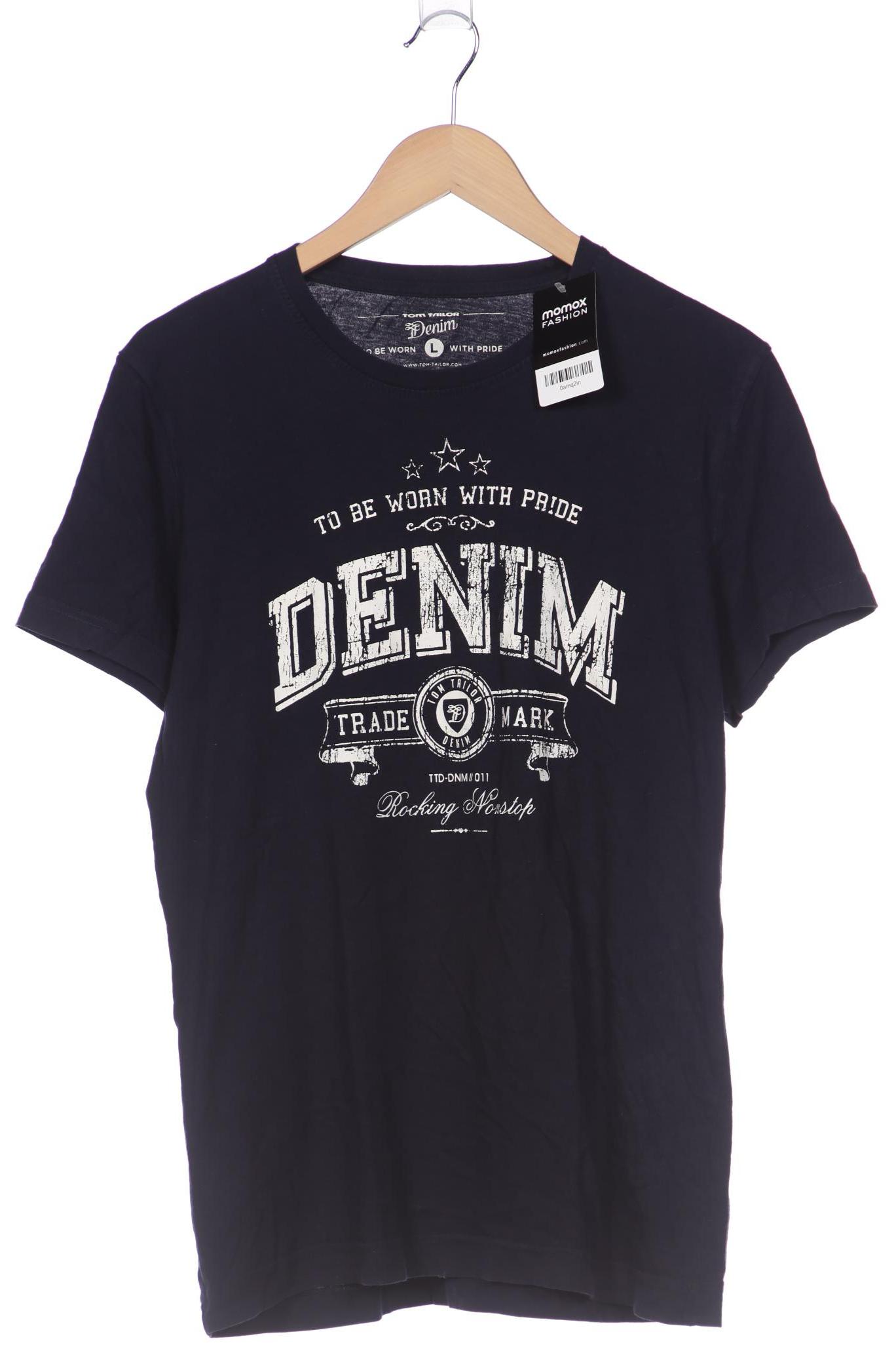 

TOM TAILOR Denim Herren T-Shirt, marineblau