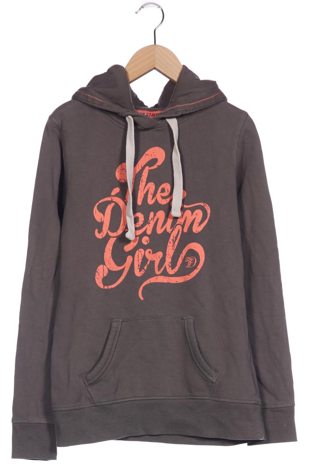 

TOM Tailor Denim Damen Kapuzenpullover, grau, Gr. 38