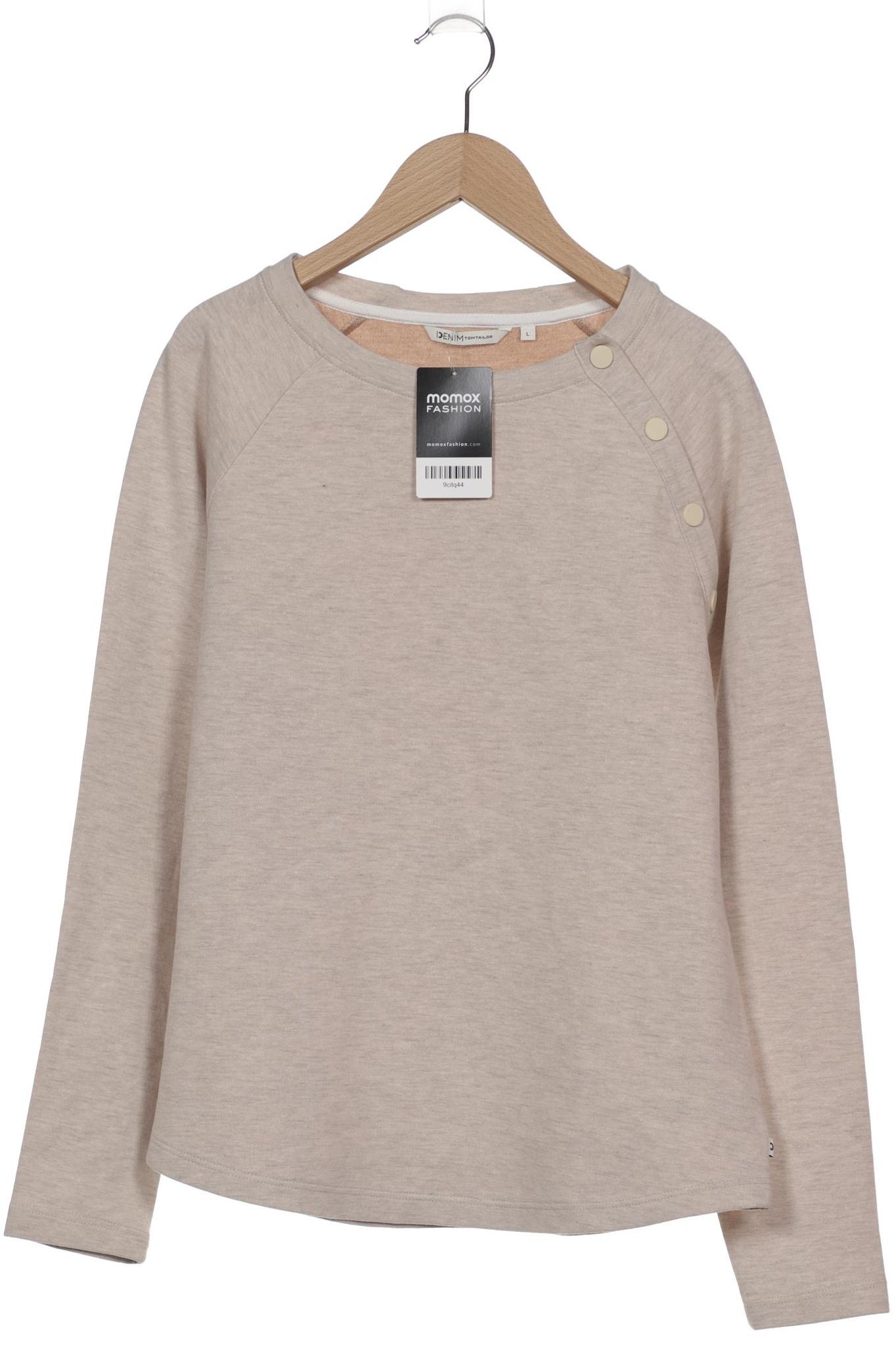 

TOM Tailor Denim Damen Sweatshirt, beige, Gr. 42