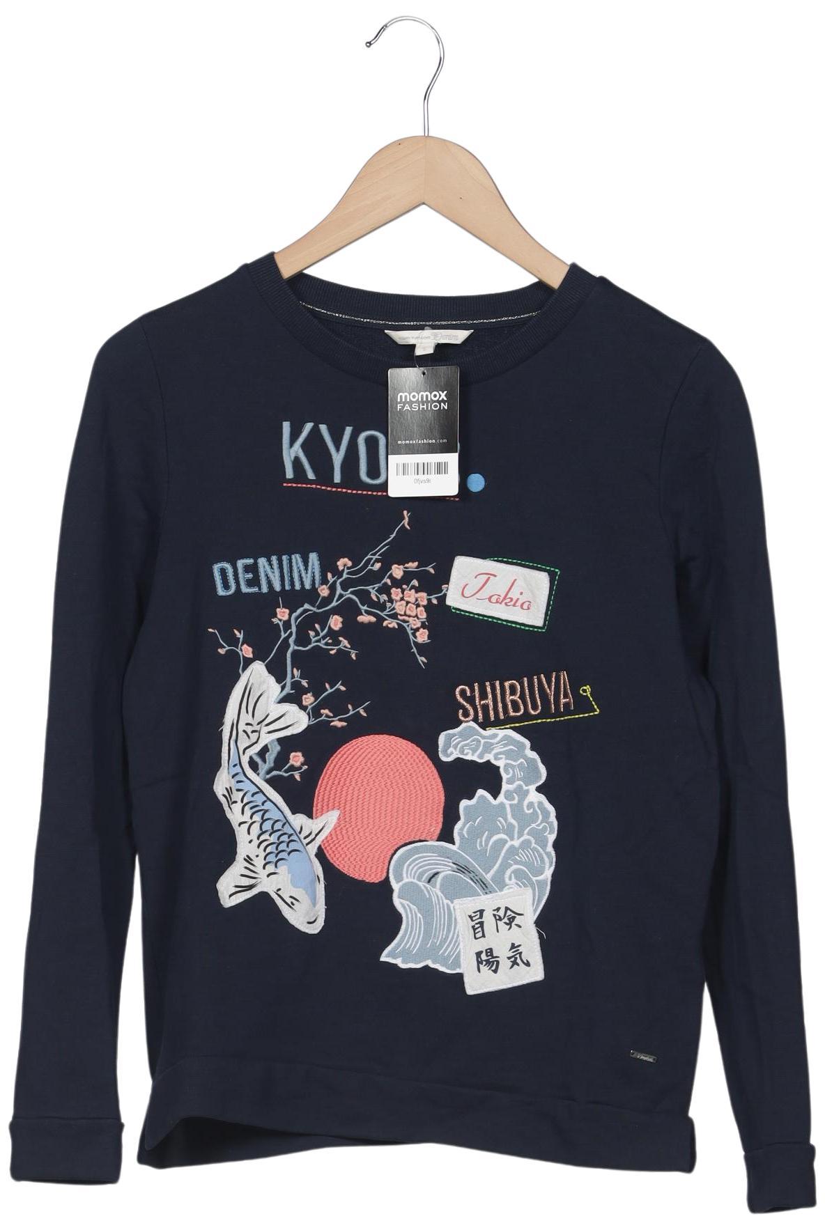 

TOM Tailor Denim Damen Sweatshirt, marineblau, Gr. 36
