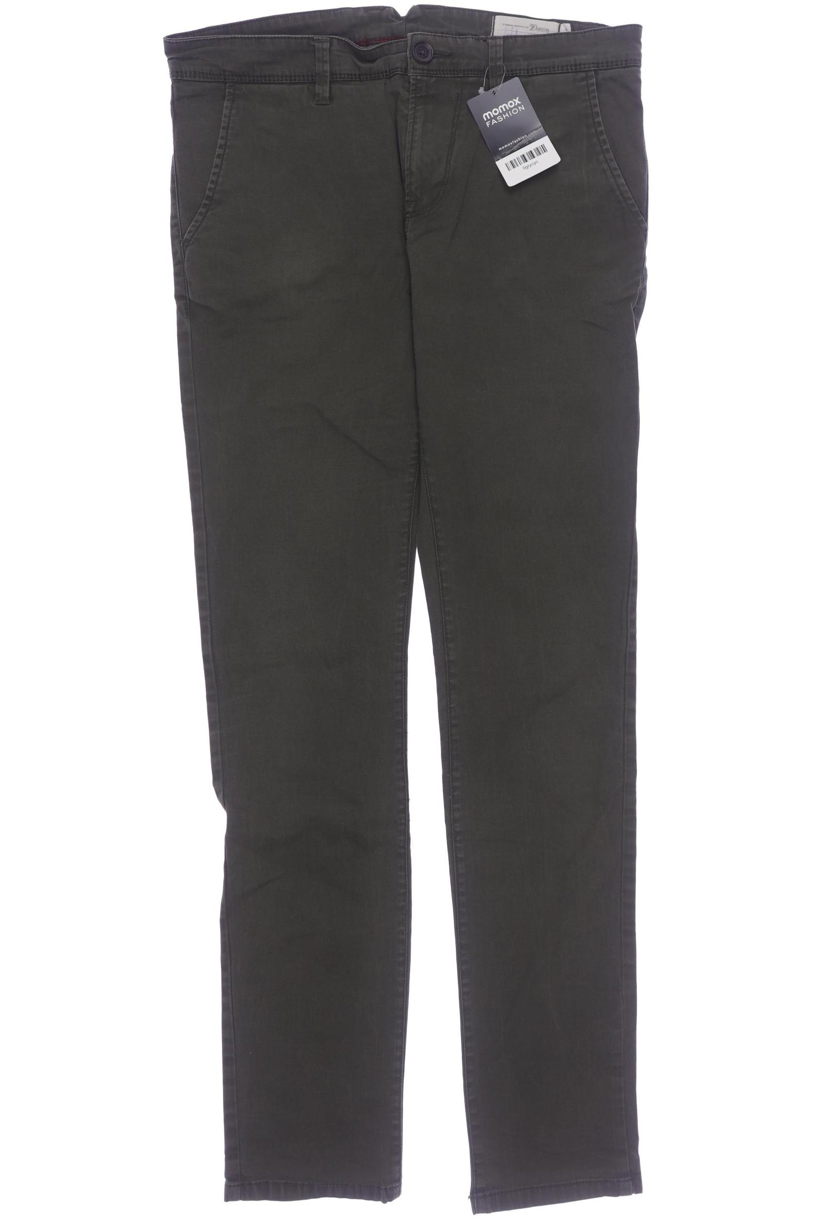 

TOM Tailor Denim Herren Stoffhose, grün, Gr. 30