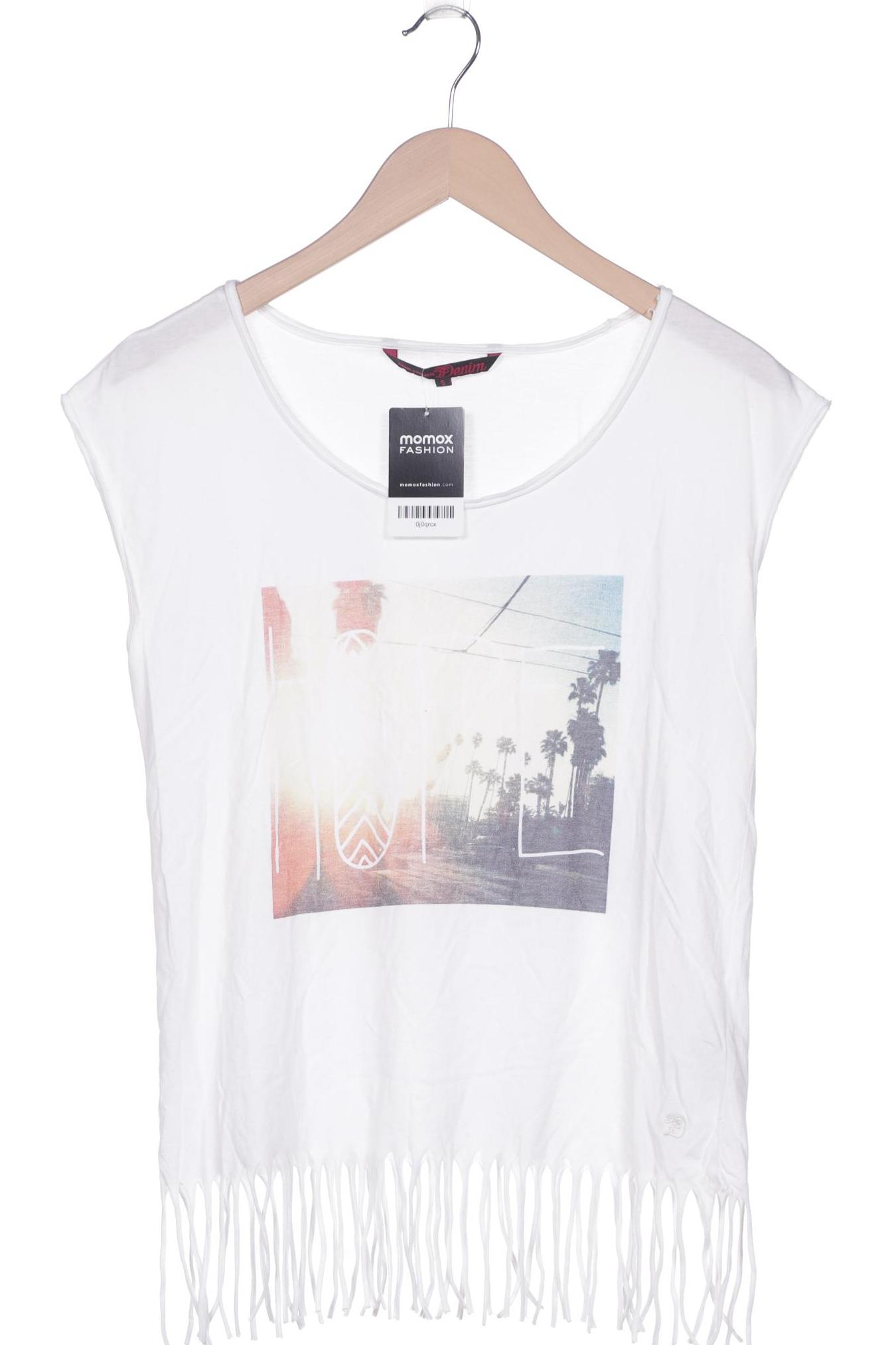 

TOM TAILOR Denim Damen T-Shirt, weiß