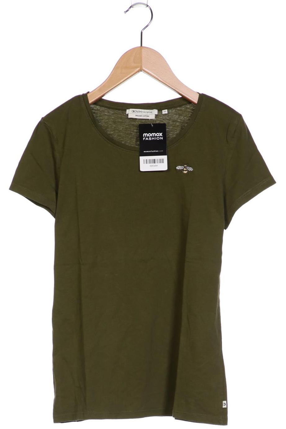 

TOM Tailor Denim Damen T-Shirt, grün, Gr. 34