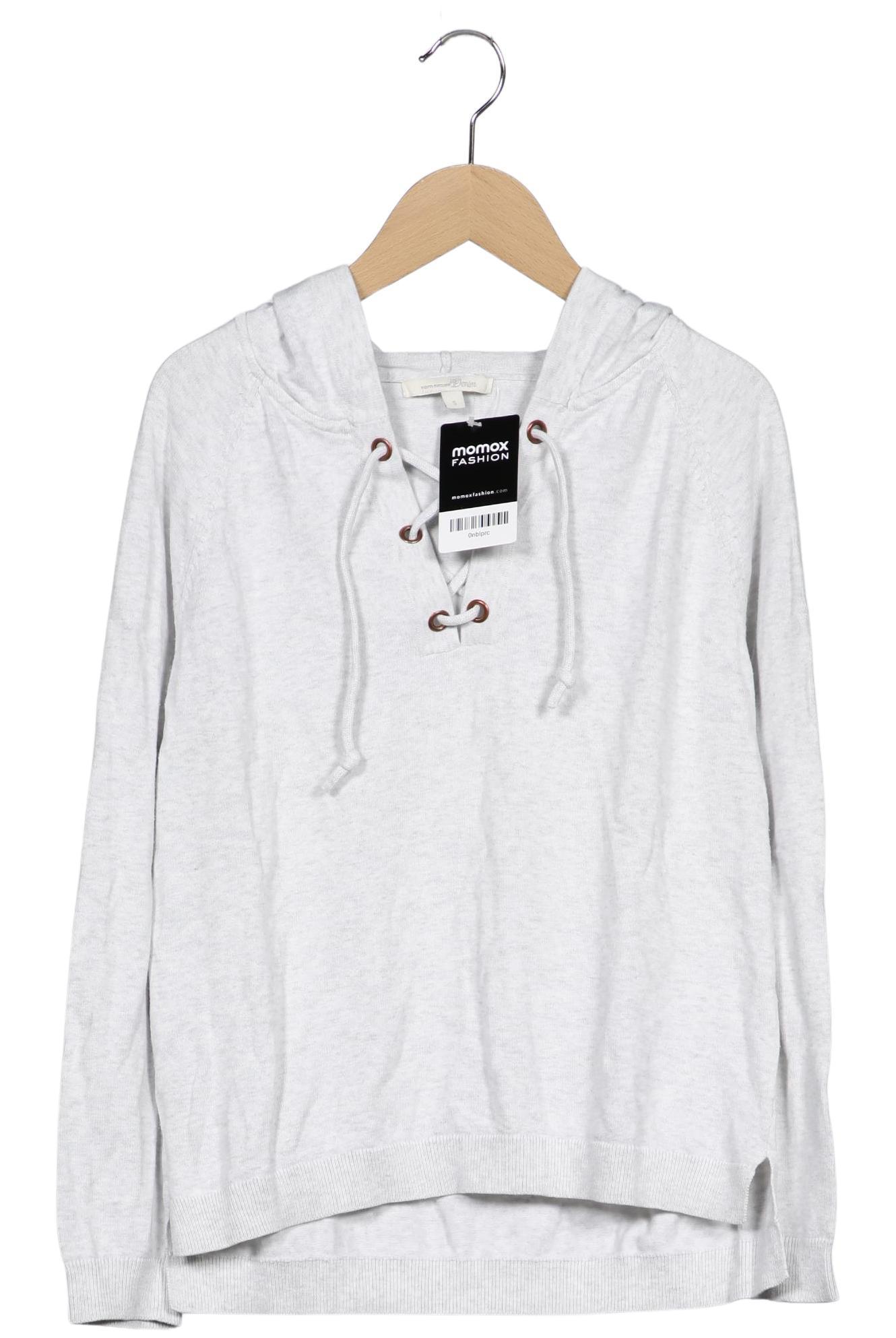 

TOM Tailor Denim Damen Kapuzenpullover, grau, Gr. 36