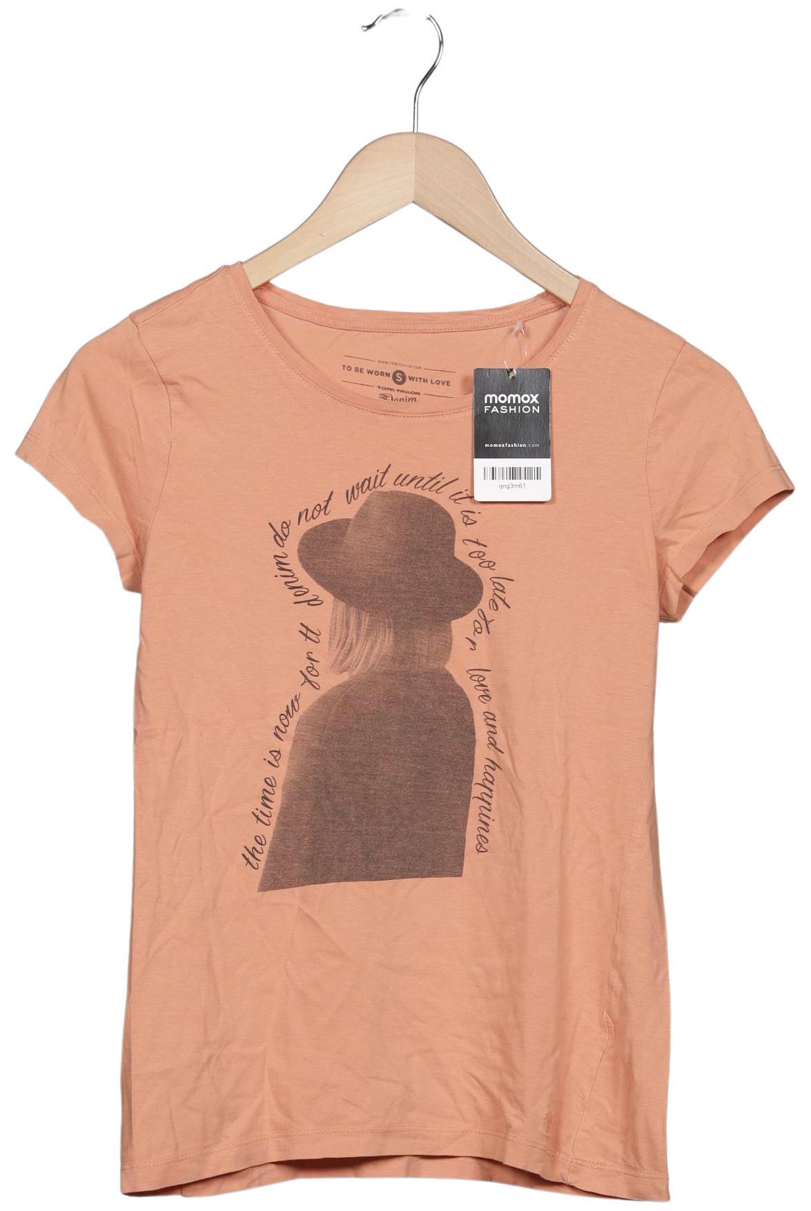 

TOM Tailor Denim Damen T-Shirt, orange, Gr. 36