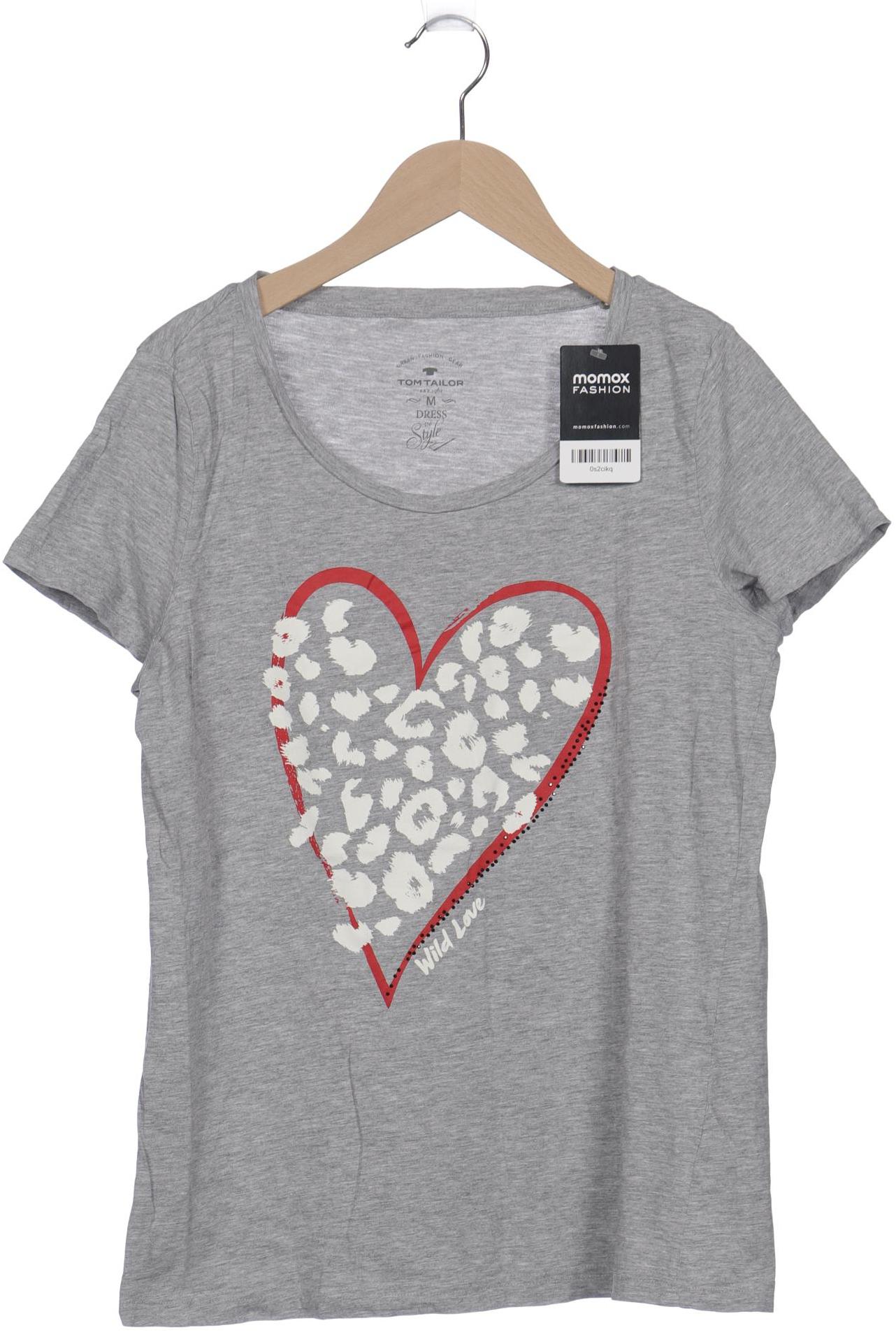 

TOM TAILOR Denim Damen T-Shirt, grau