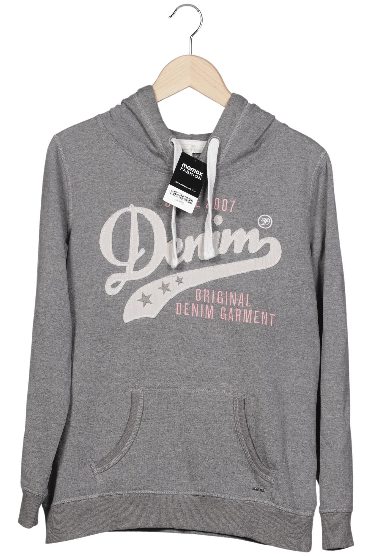 

TOM Tailor Denim Damen Kapuzenpullover, grau, Gr. 42