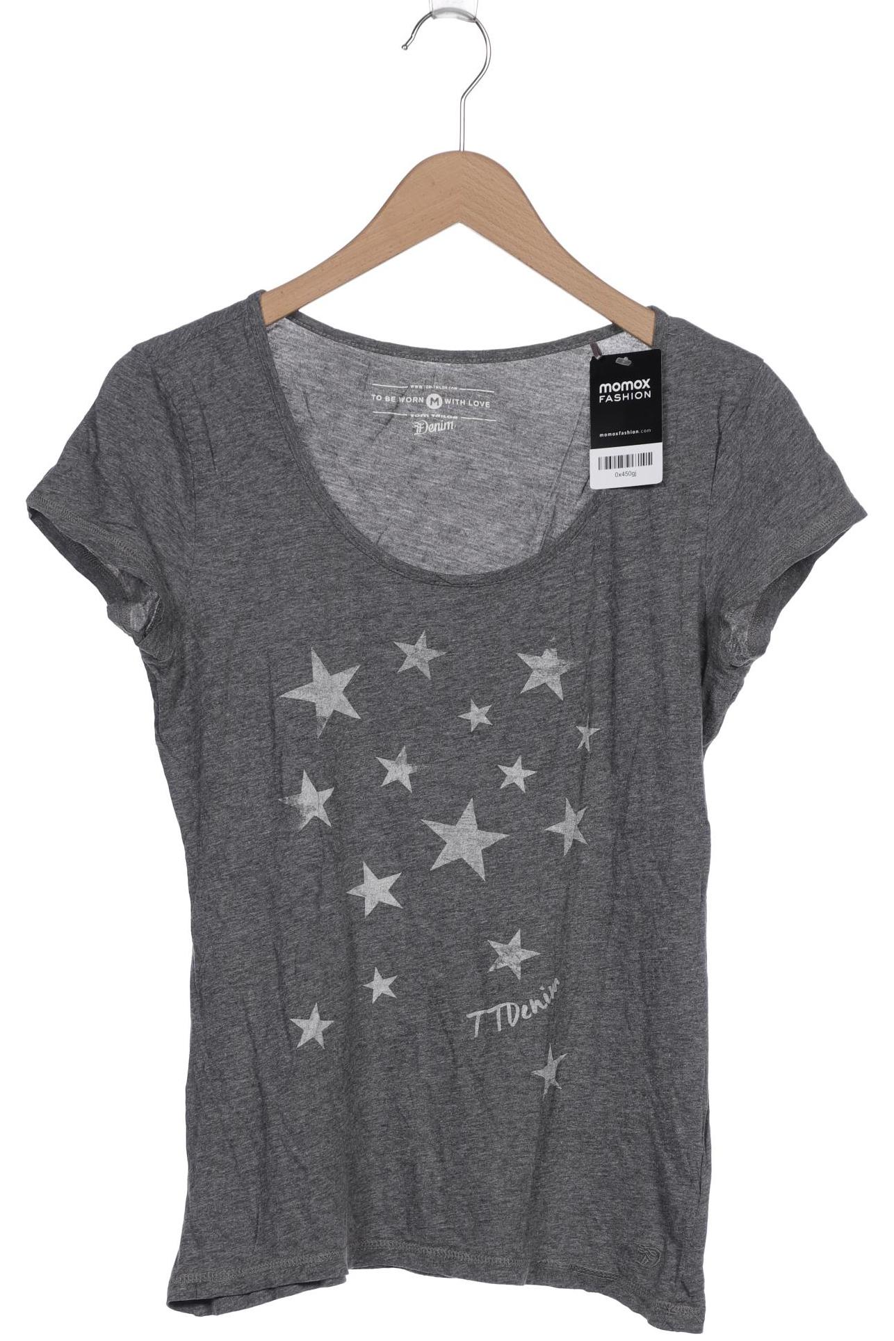 

TOM TAILOR Denim Damen T-Shirt, grau