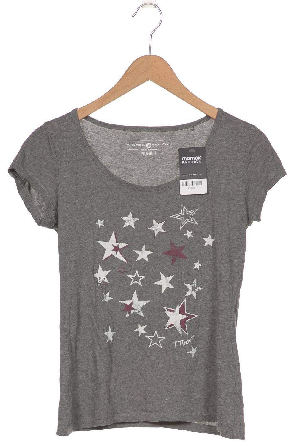 

TOM TAILOR Denim Damen T-Shirt, grau