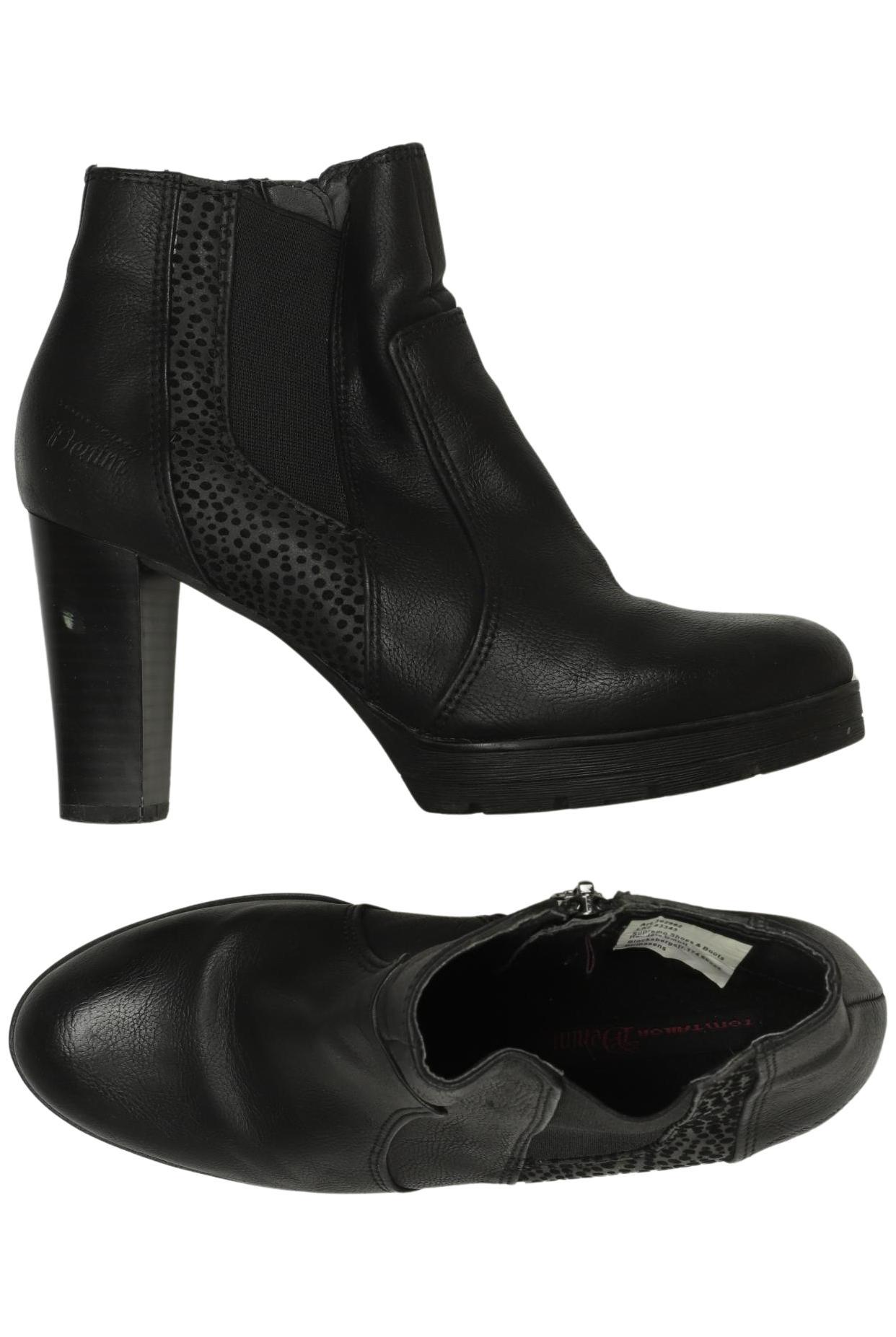 

TOM Tailor Denim Damen Stiefelette, schwarz, Gr. 37