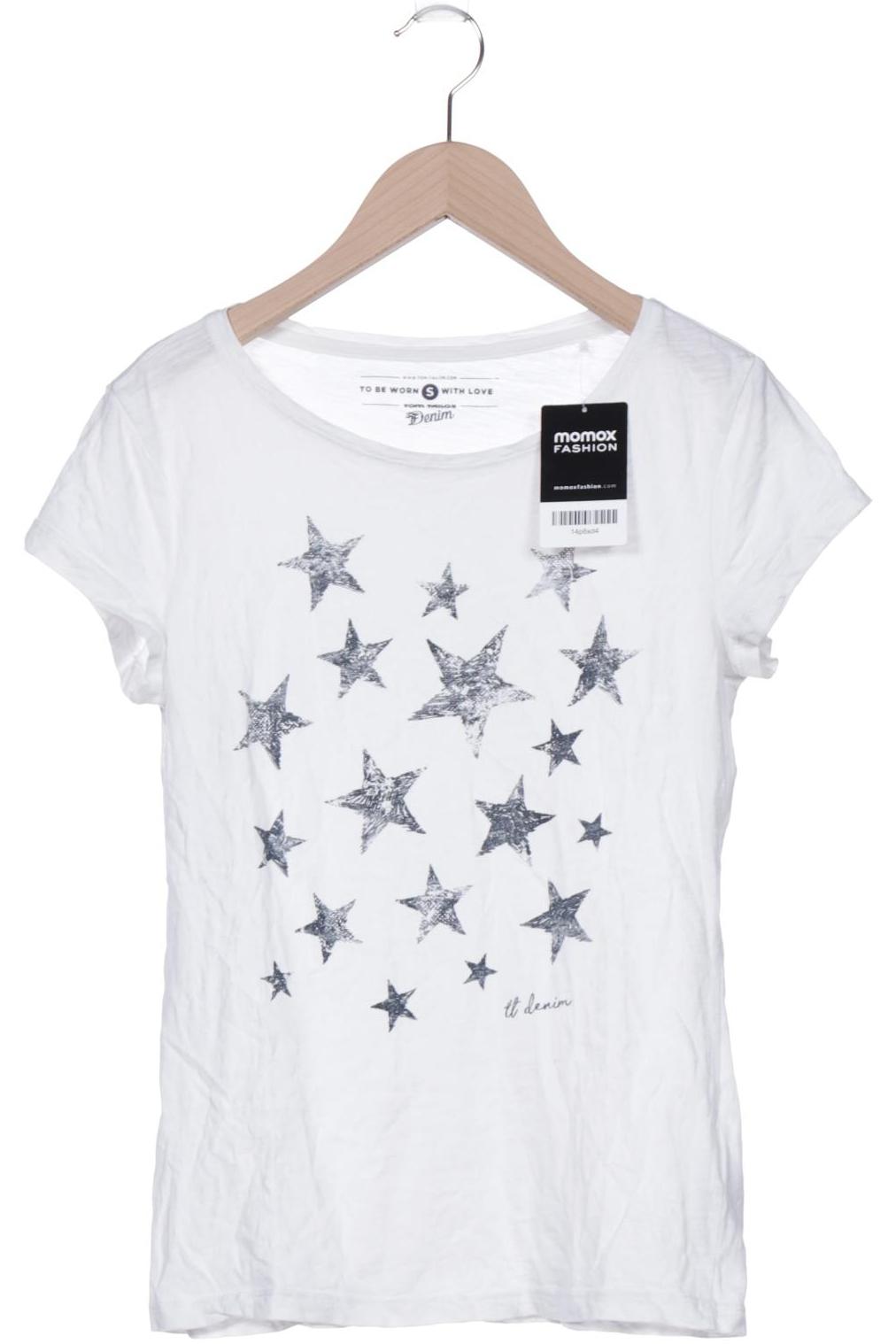 

TOM Tailor Denim Damen T-Shirt, weiß, Gr. 36