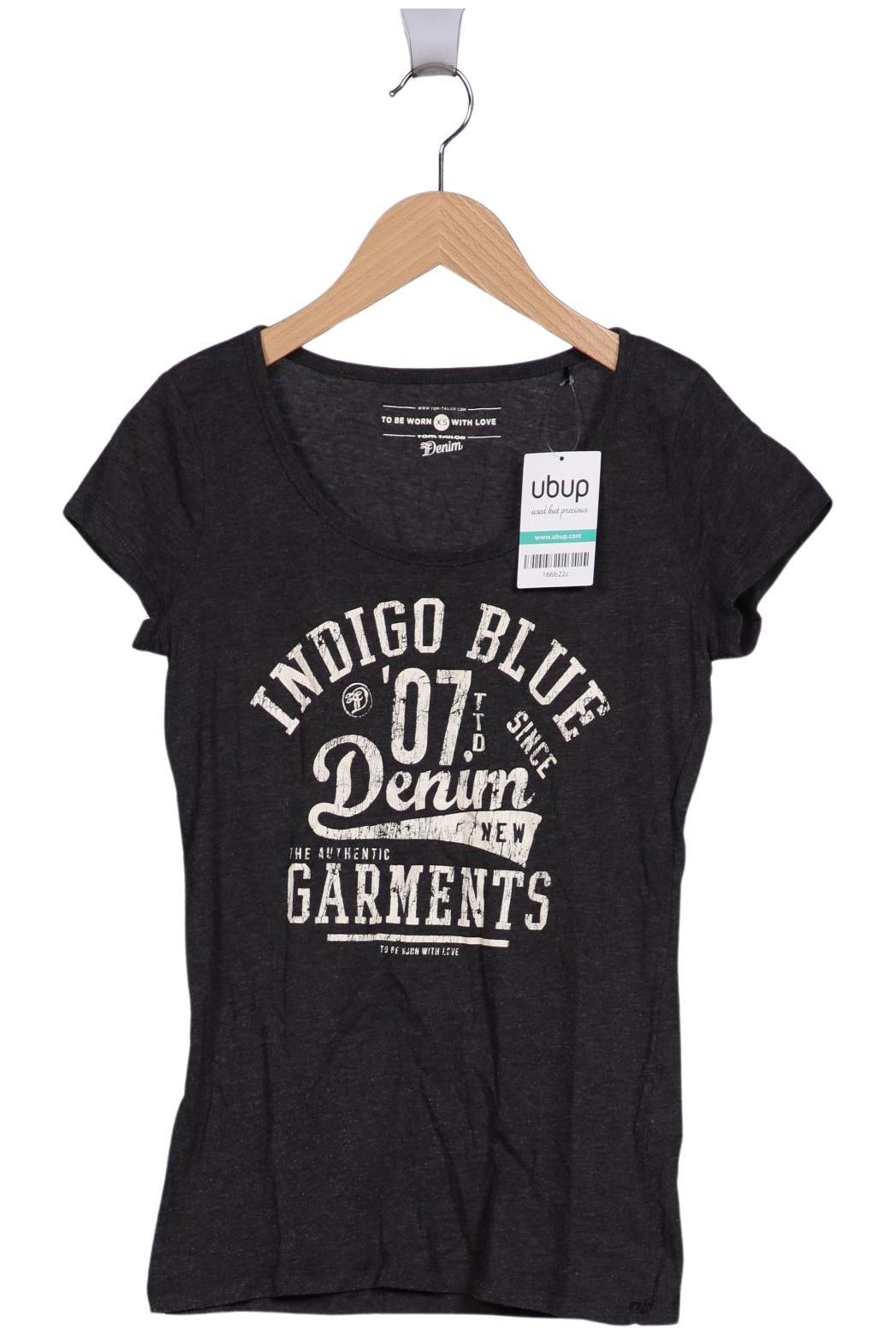 

TOM Tailor Denim Damen T-Shirt, grau, Gr. 34