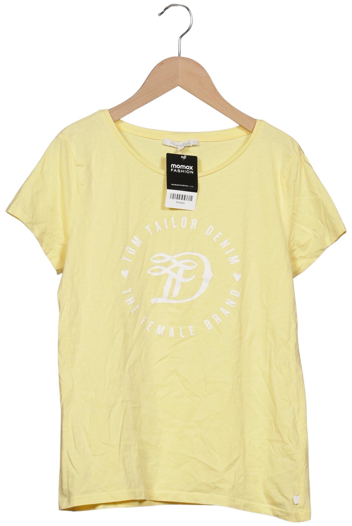 

TOM Tailor Denim Damen T-Shirt, gelb, Gr. 42