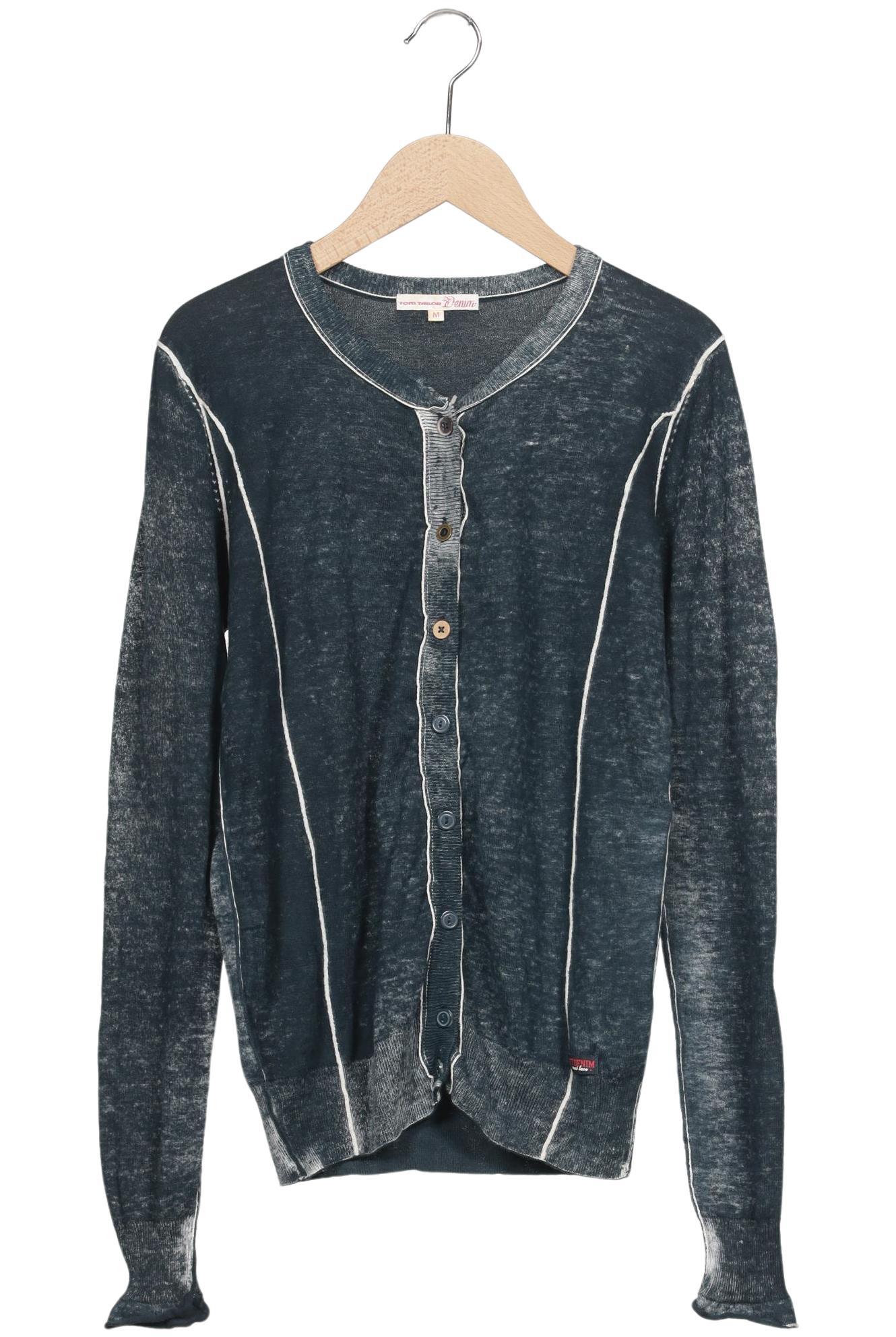 

TOM Tailor Denim Damen Strickjacke, blau, Gr. 38