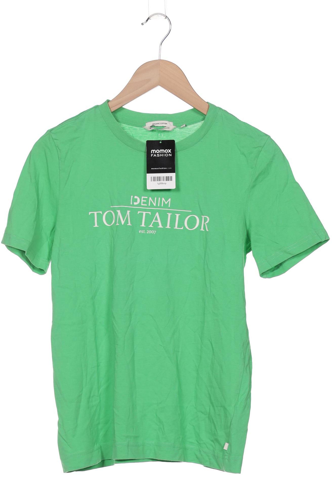 

TOM Tailor Denim Damen T-Shirt, grün, Gr. 38