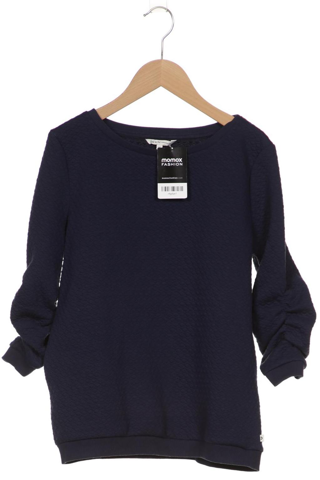 

TOM Tailor Denim Damen Langarmshirt, marineblau, Gr. 38