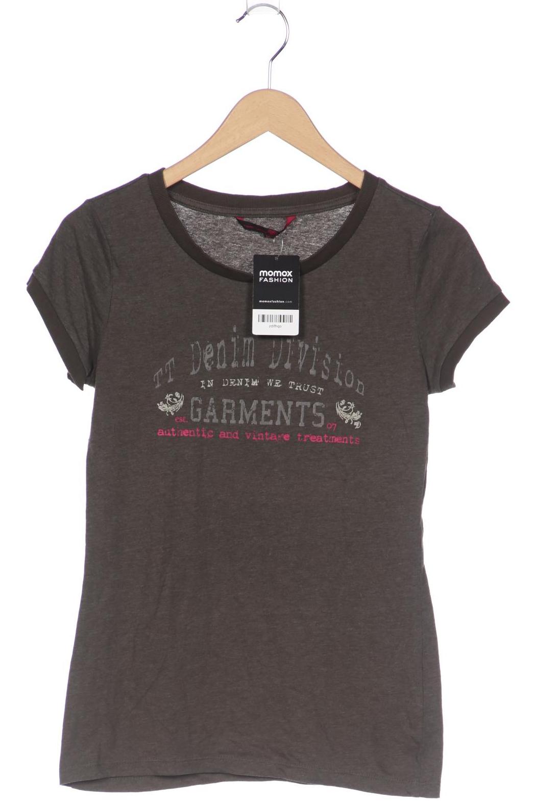 

TOM Tailor Denim Damen T-Shirt, grün, Gr. 38